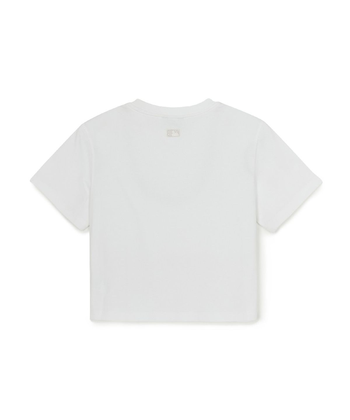 엠엘비(MLB) 여성 베이직 크롭 컴포터블핏 반팔티셔츠 NY (White)