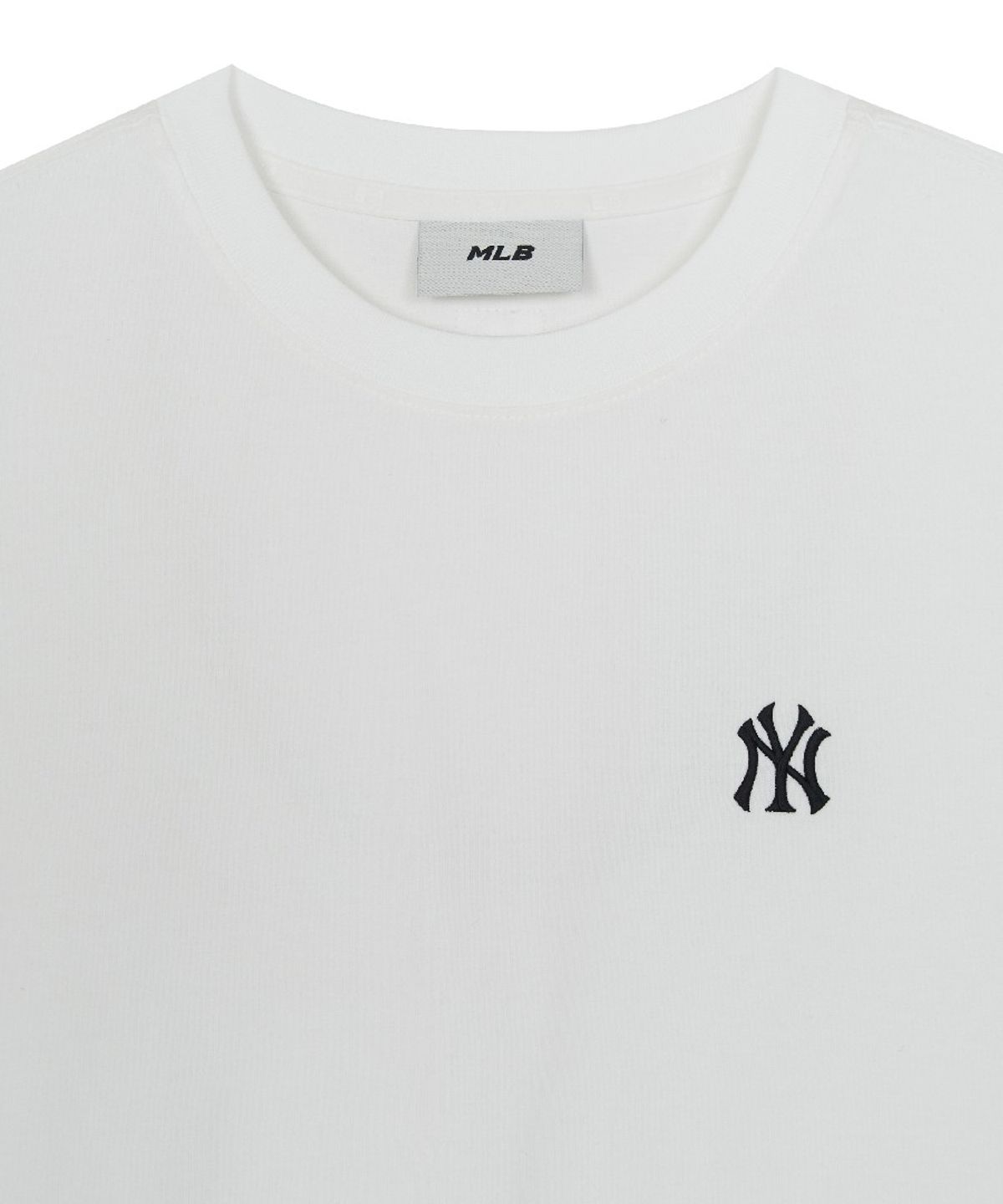 엠엘비(MLB) 여성 베이직 크롭 컴포터블핏 반팔티셔츠 NY (White)