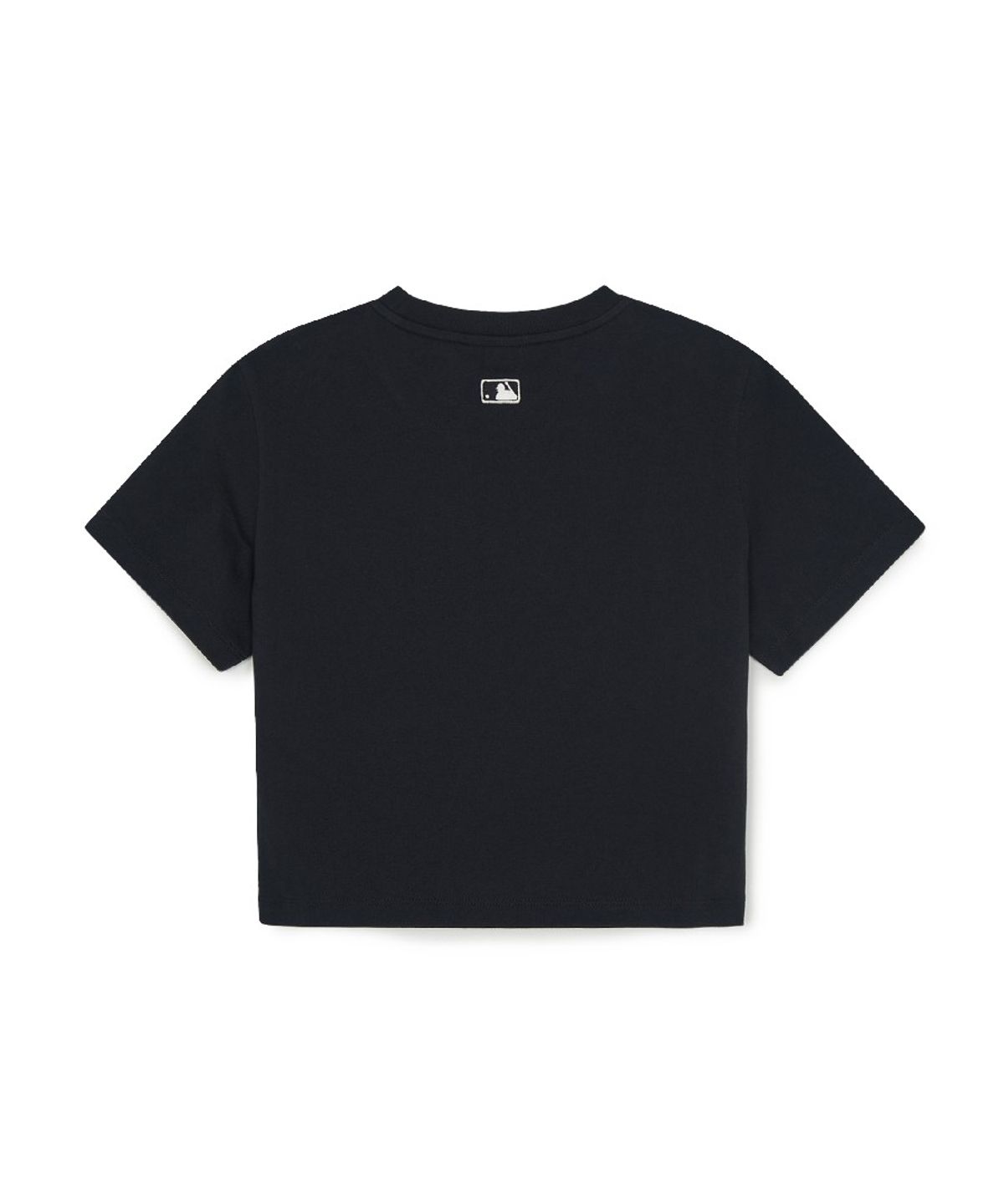 엠엘비(MLB) 여성 베이직 크롭 컴포터블핏 반팔티셔츠 NY (Black)