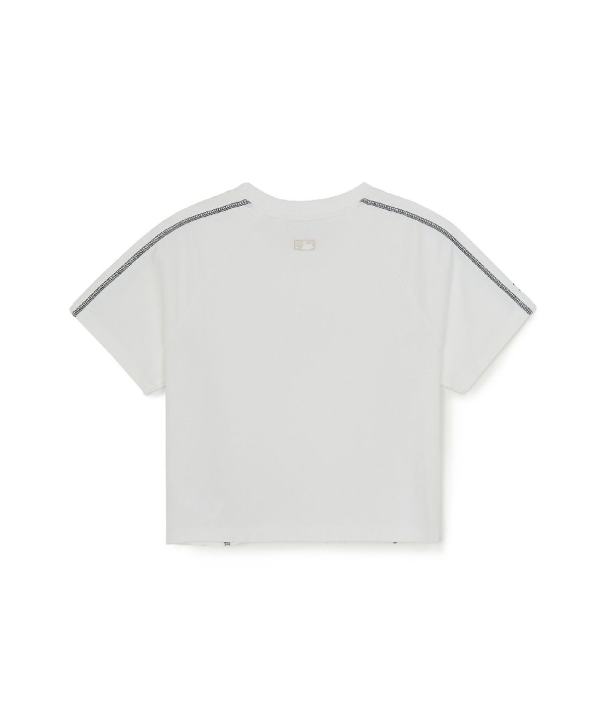 엠엘비(MLB) 여성 스포티브 트랙 크롭 반팔 티셔츠 NY (White)