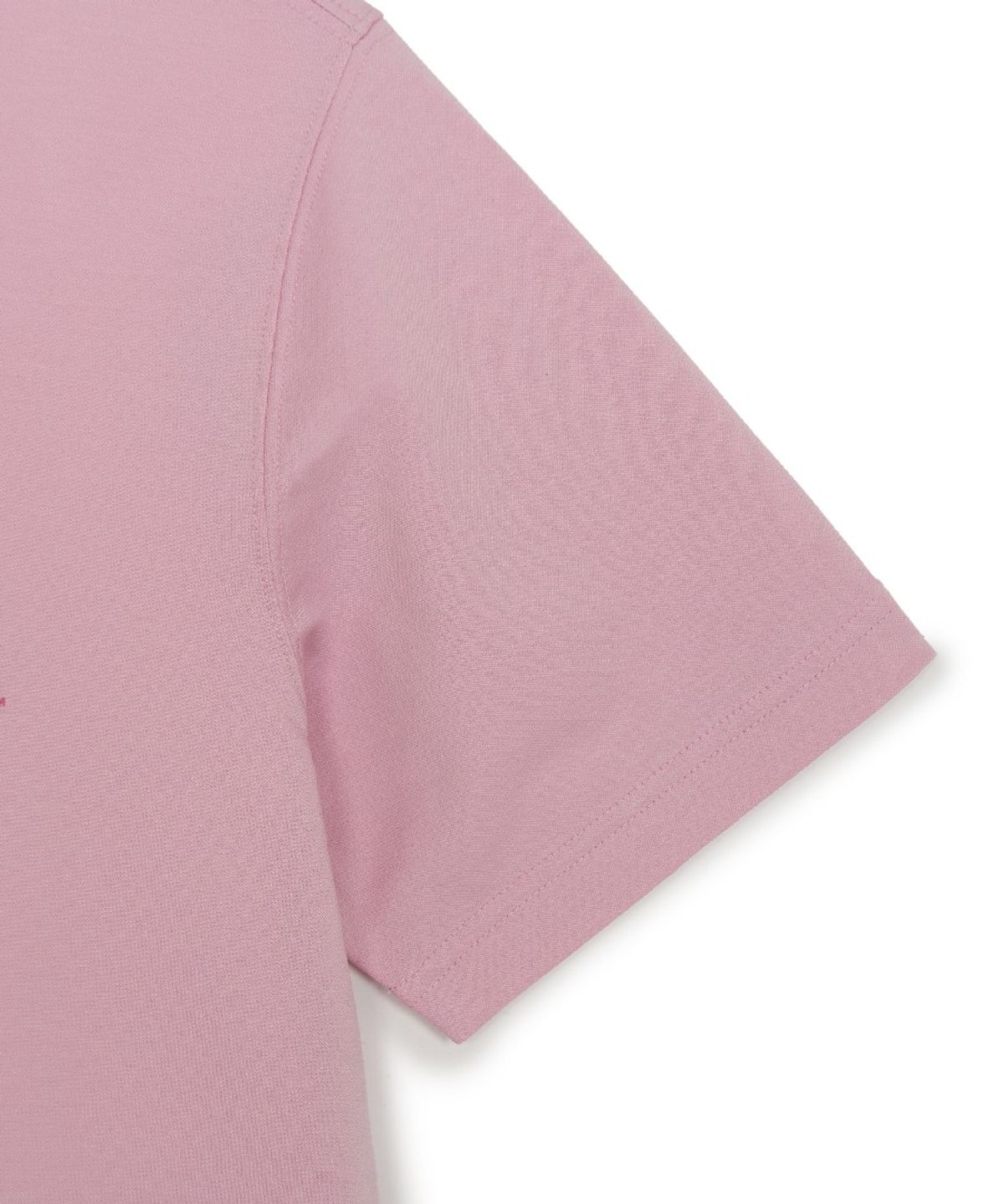 엠엘비(MLB) 빈티지 스포티브 컬시브 그래픽 반팔 티셔츠 LA (Mg.Pink)
