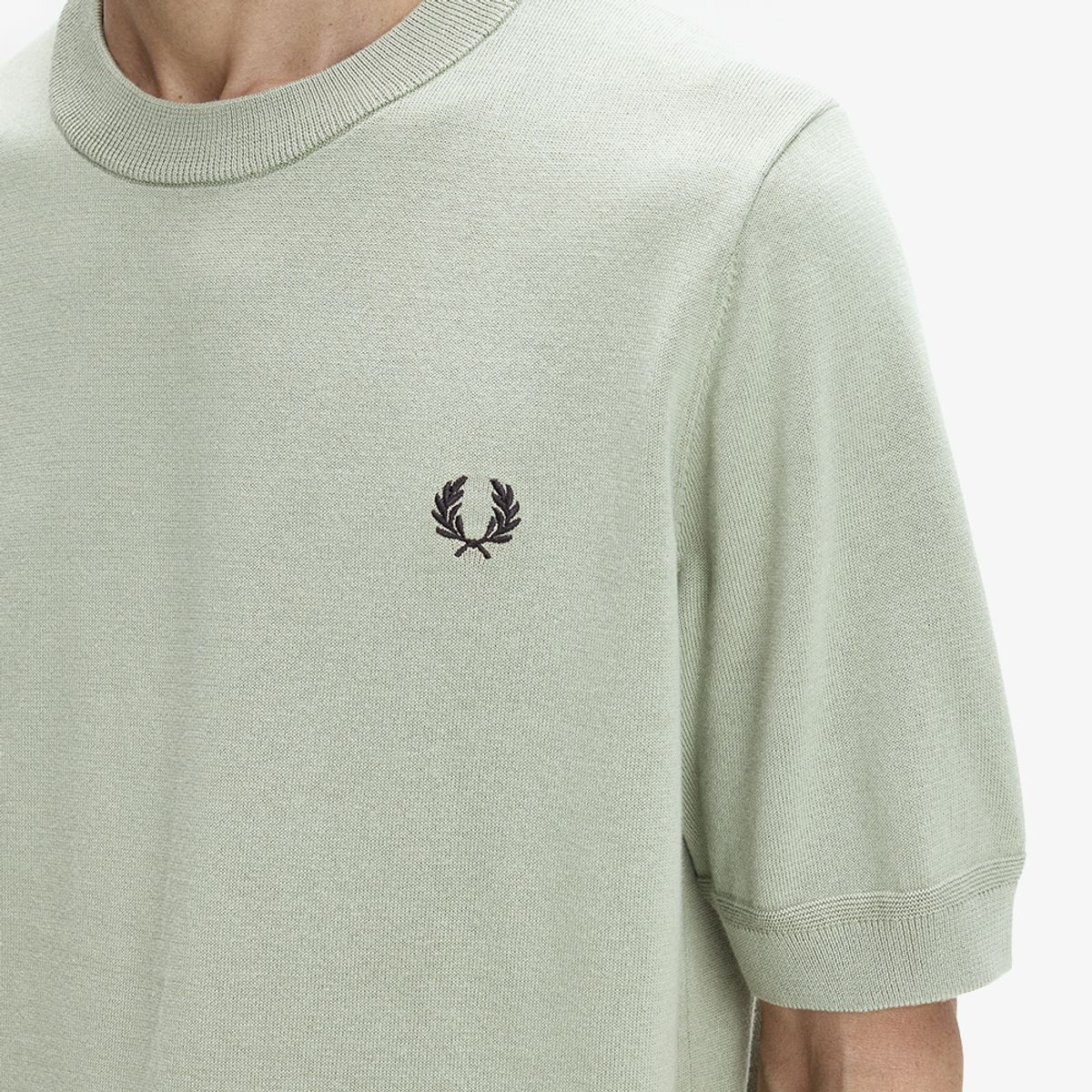 프레드페리(FRED PERRY) [Sharp] 코튼 니트 티셔츠 - 시그래스 AFPM2612322-M37