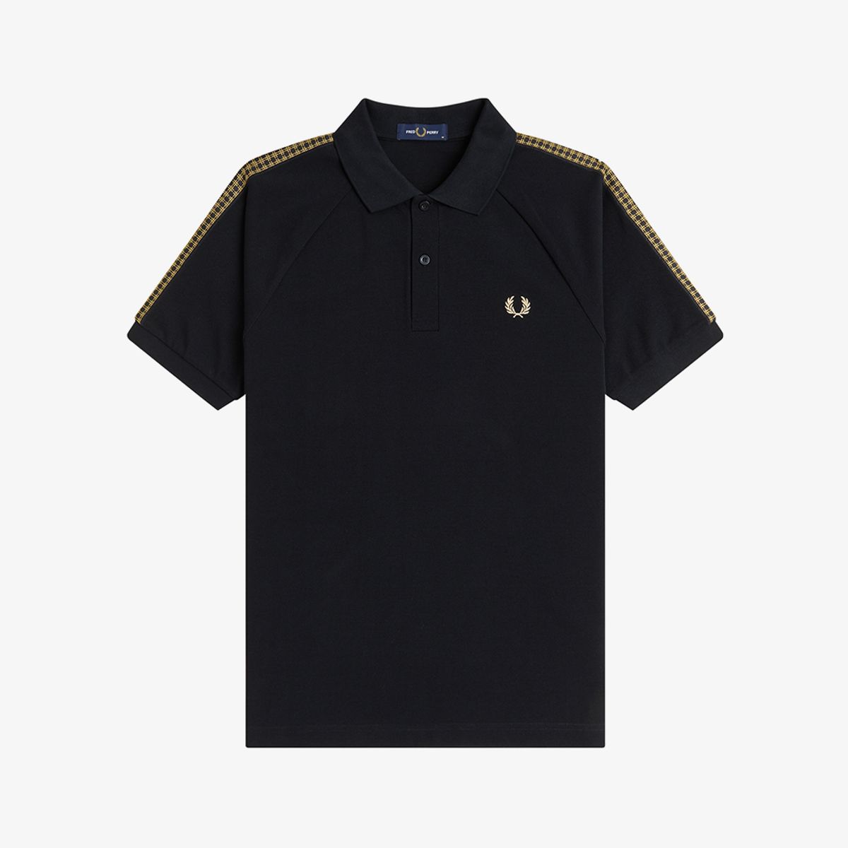 프레드페리(FRED PERRY) [Sharp] 크로스 테입 폴로 셔츠 - 블랙 AFPM2612304-102