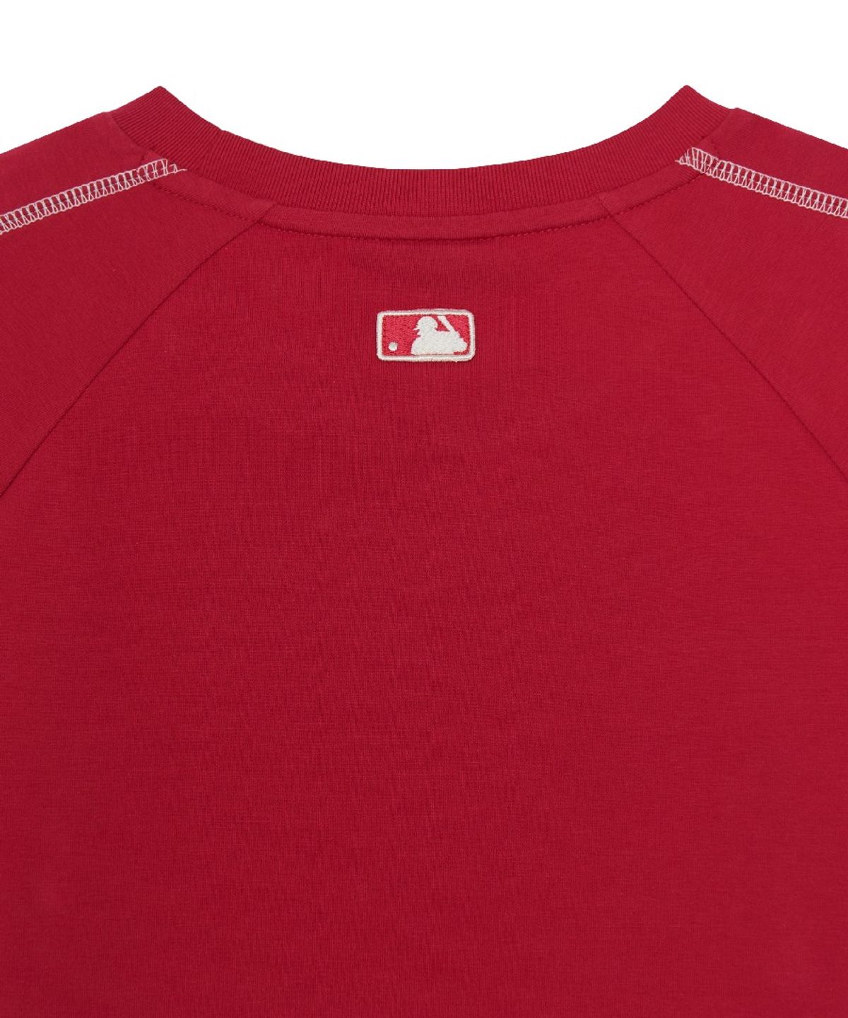 엠엘비(MLB) 여성 스포티브 트랙 크롭 반팔 티셔츠 BOS (Red)