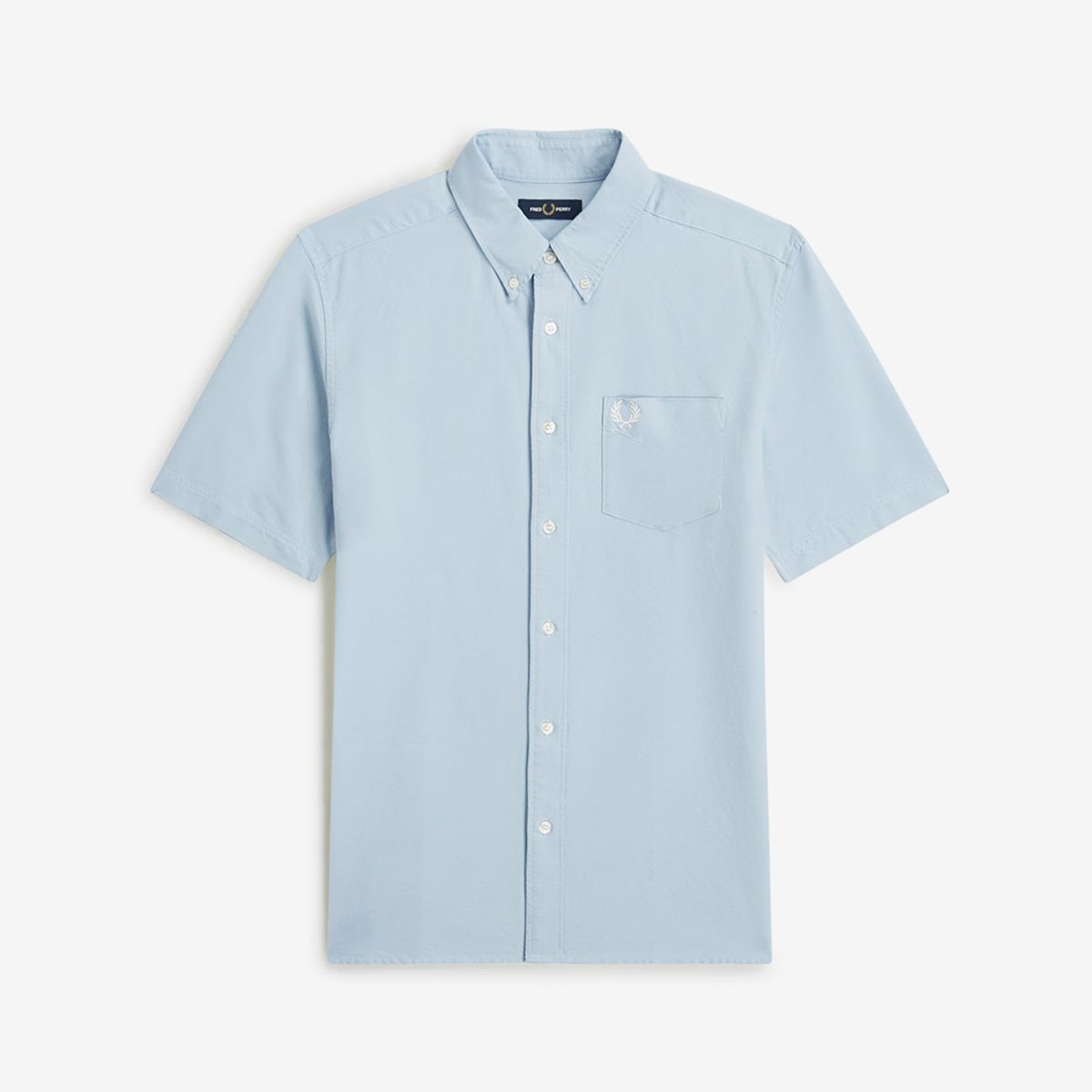 프레드페리(FRED PERRY) [Baseline] 숏 슬리브 옥스포드 셔츠 - 라이트스모크 AFPM2G98730-146