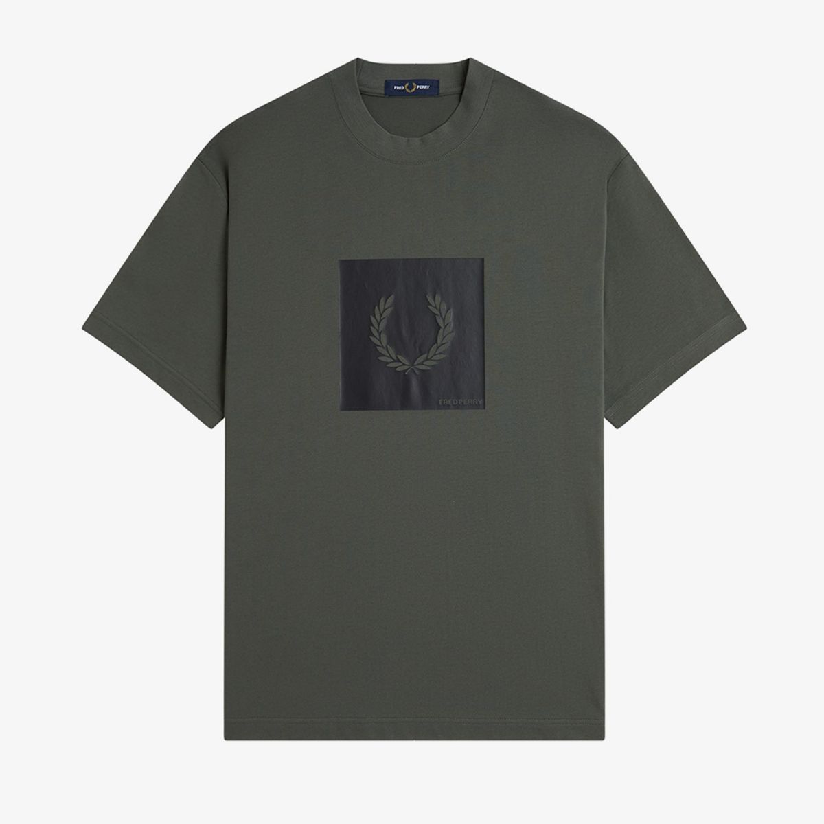 프레드페리(FRED PERRY) [Sport] 박스 그래픽 티셔츠 - 필드그린 AFPM2612404-638