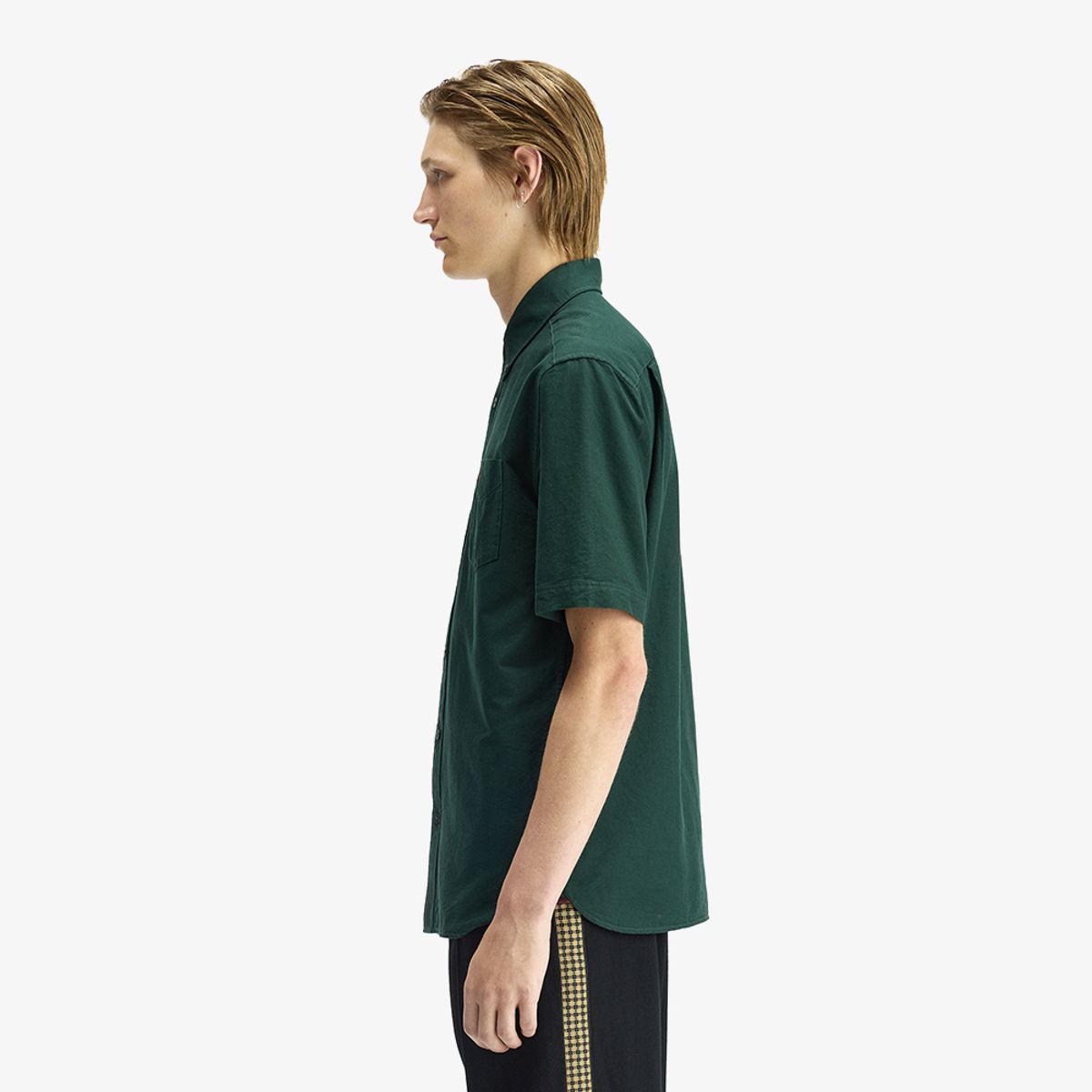 프레드페리(FRED PERRY) [Sharp] 숏 슬리브 옥스포드 셔츠 - 그래스루츠 AFPM2618730-30A