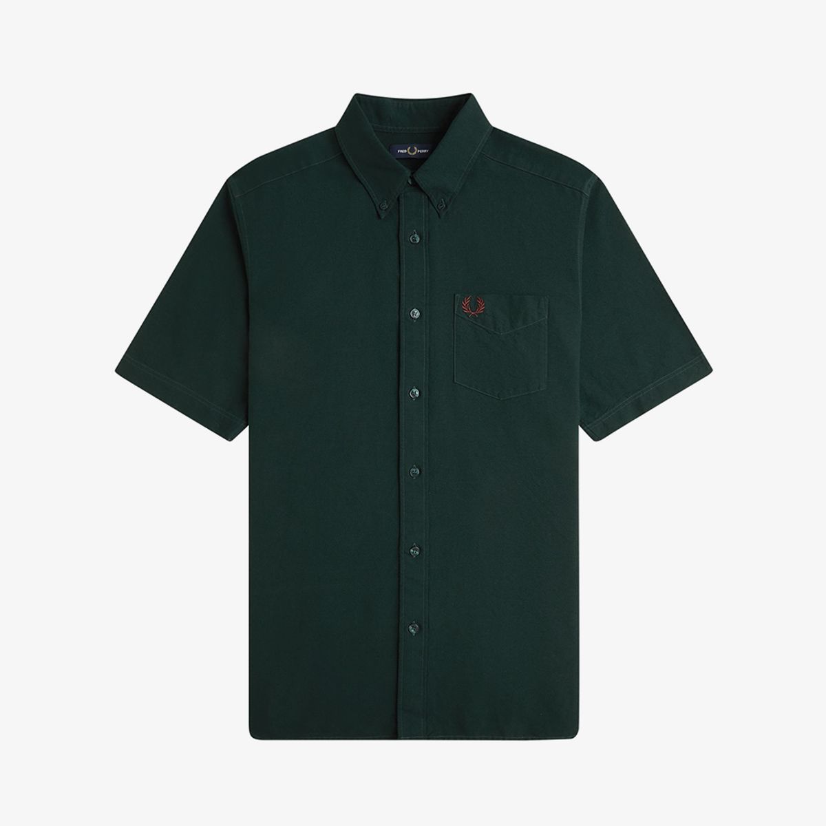 프레드페리(FRED PERRY) [Sharp] 숏 슬리브 옥스포드 셔츠 - 그래스루츠 AFPM2618730-30A