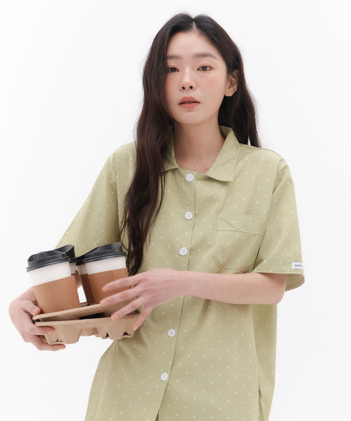 오프아워(OFFHOUR) 버블리파피 마차또 반팔 잠옷 세트