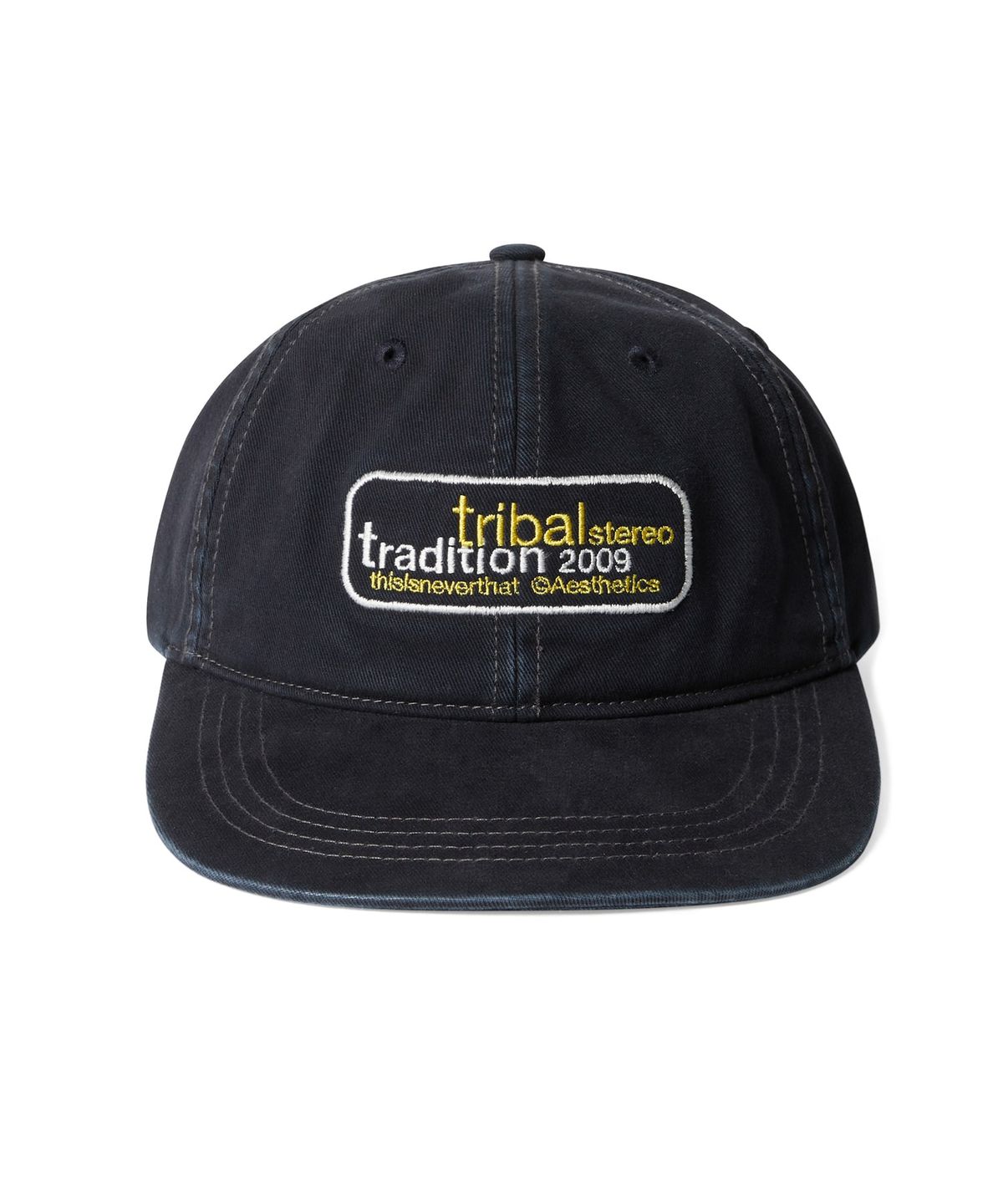 디스이즈네버댓(THISISNEVERTHAT) Tribal Stereo Cap Navy