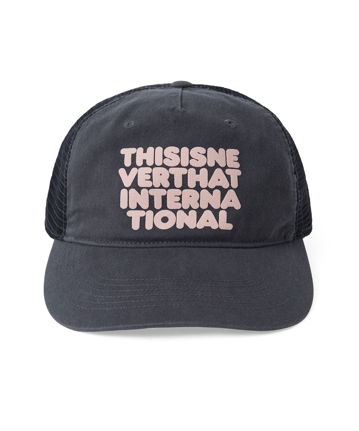 디스이즈네버댓(THISISNEVERTHAT) Washed Trucker Cap Dusty Navy