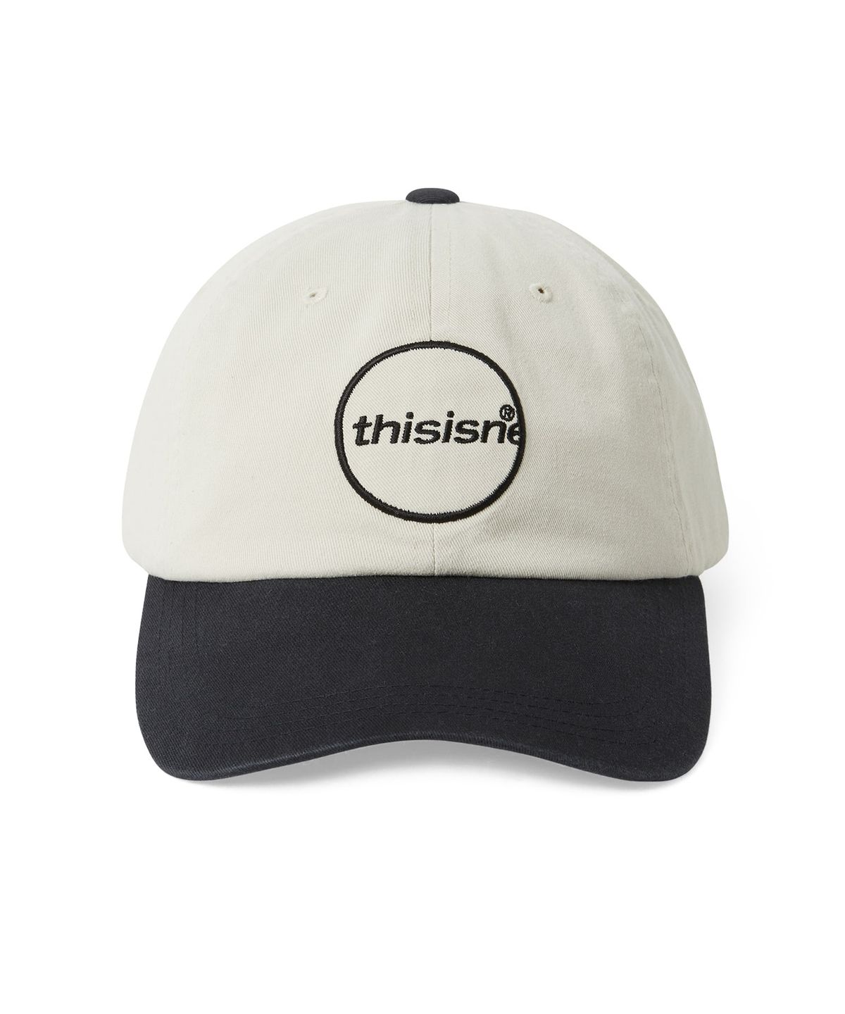디스이즈네버댓(THISISNEVERTHAT) C-Logo Patch Cap Ivory/Navy