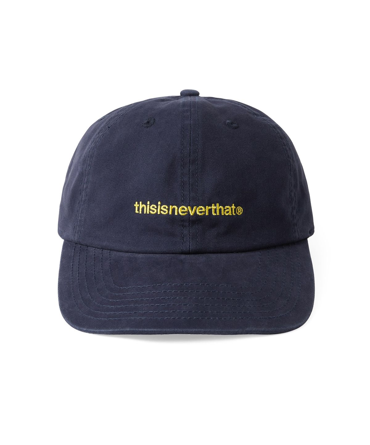 디스이즈네버댓(THISISNEVERTHAT) Washed T-Logo Cap Navy