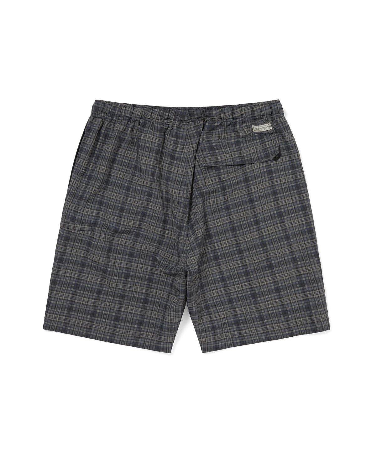 디스이즈네버댓(THISISNEVERTHAT) Belted Check Short Dark Navy