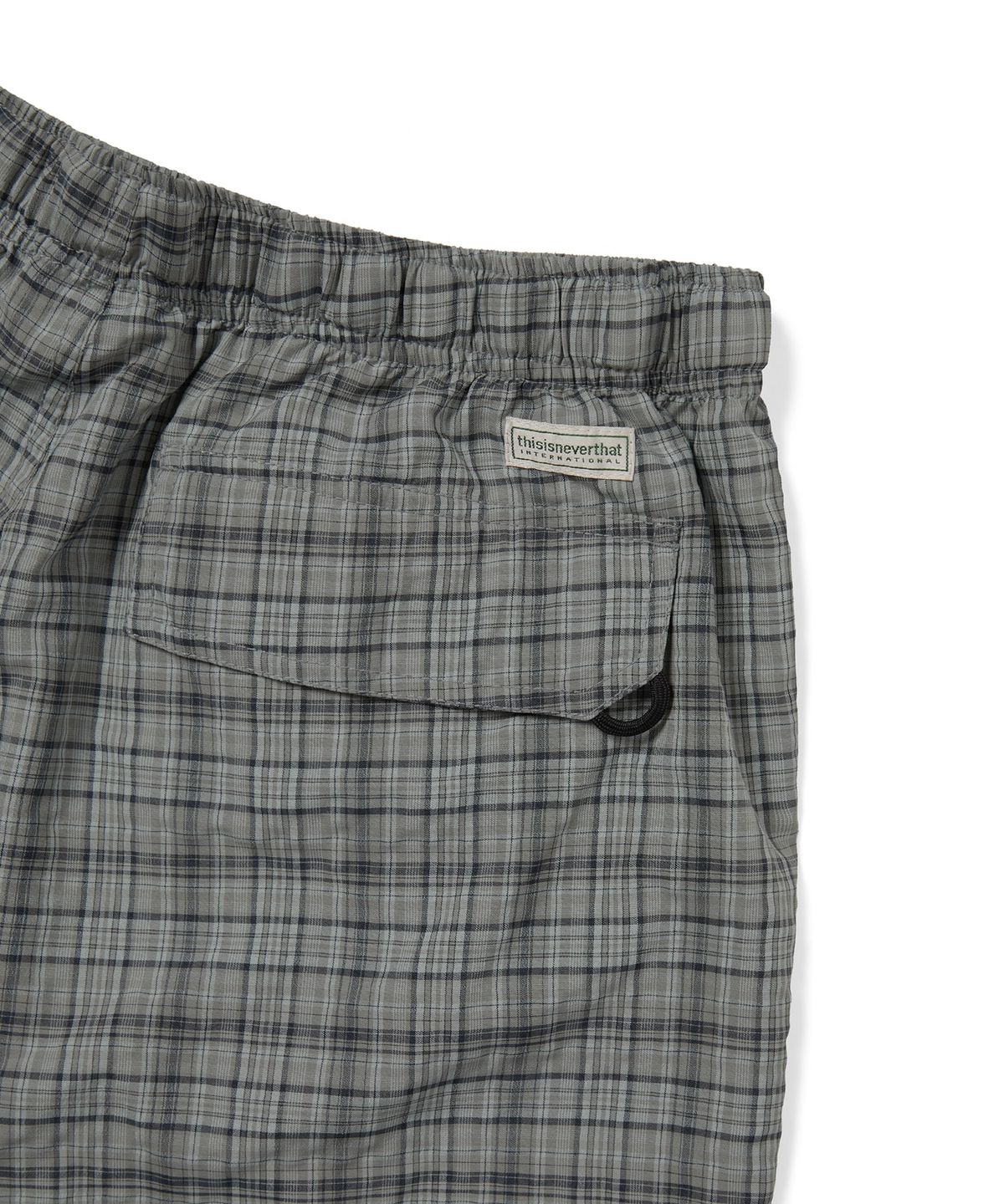 디스이즈네버댓(THISISNEVERTHAT) Belted Check Short Sage