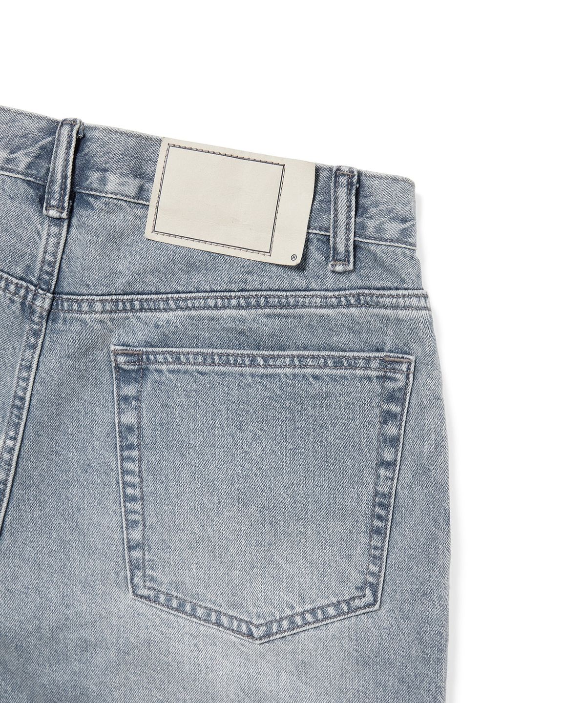 디스이즈네버댓(THISISNEVERTHAT) Loose Denim Short Washed Blue