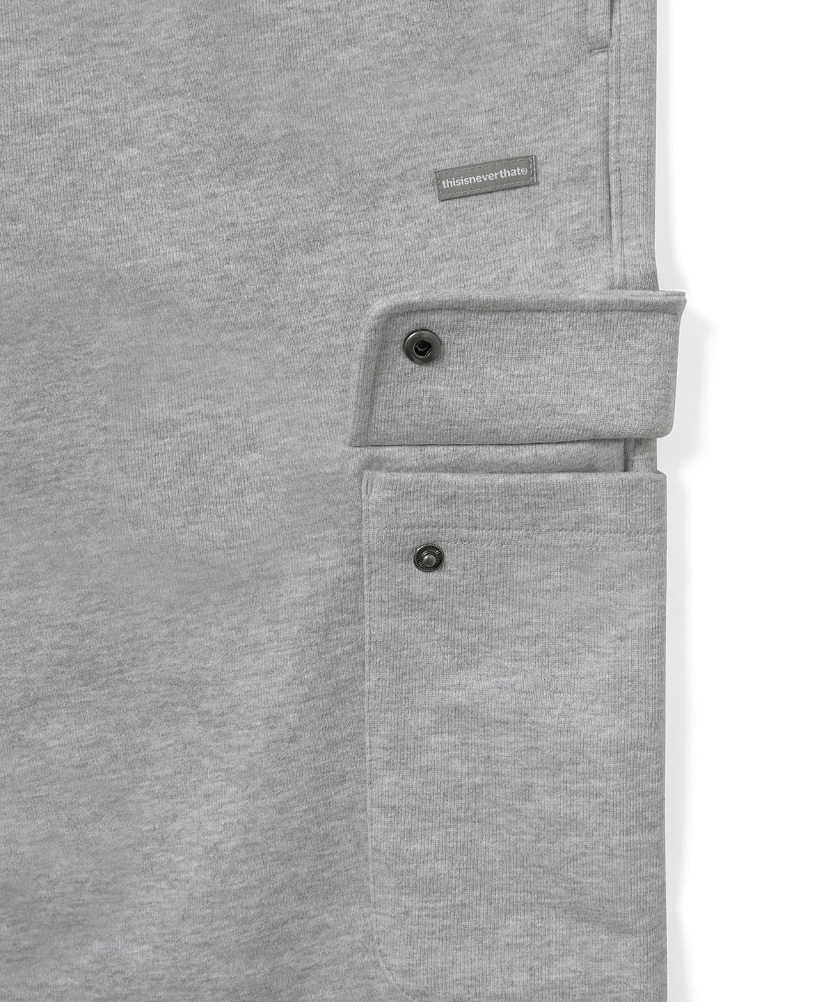 디스이즈네버댓(THISISNEVERTHAT) T.N.T. Classic HDP Cargo Sweatpant Heather Grey