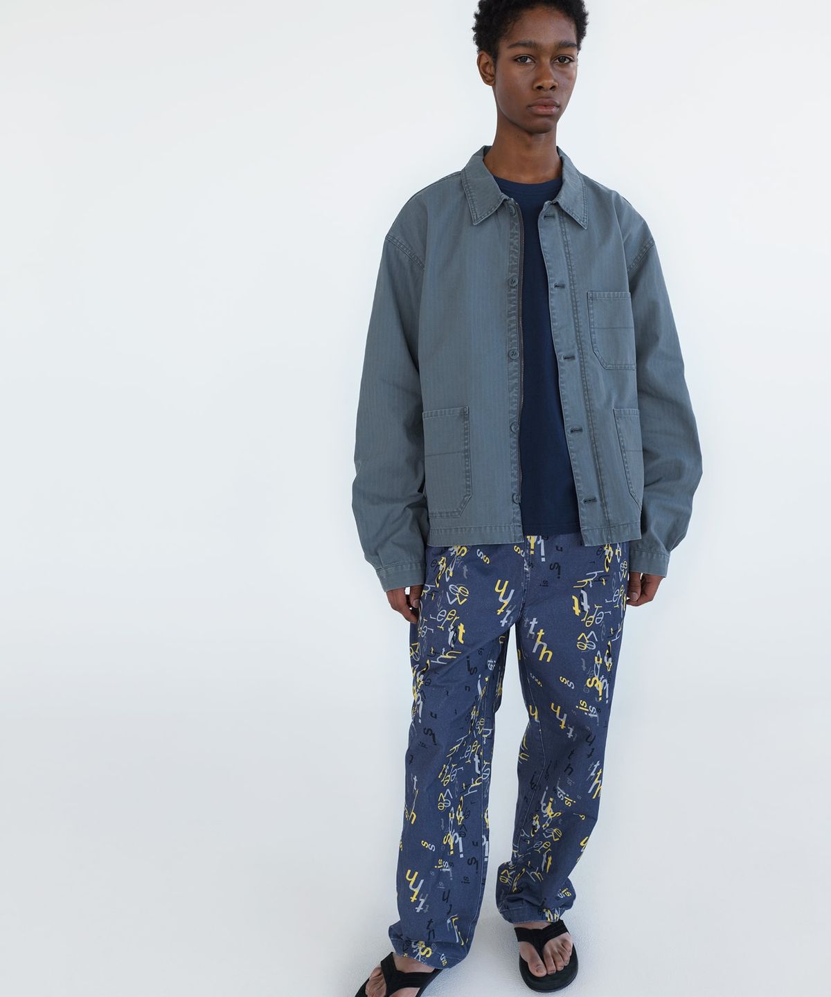 디스이즈네버댓(THISISNEVERTHAT) Flow Pant Navy