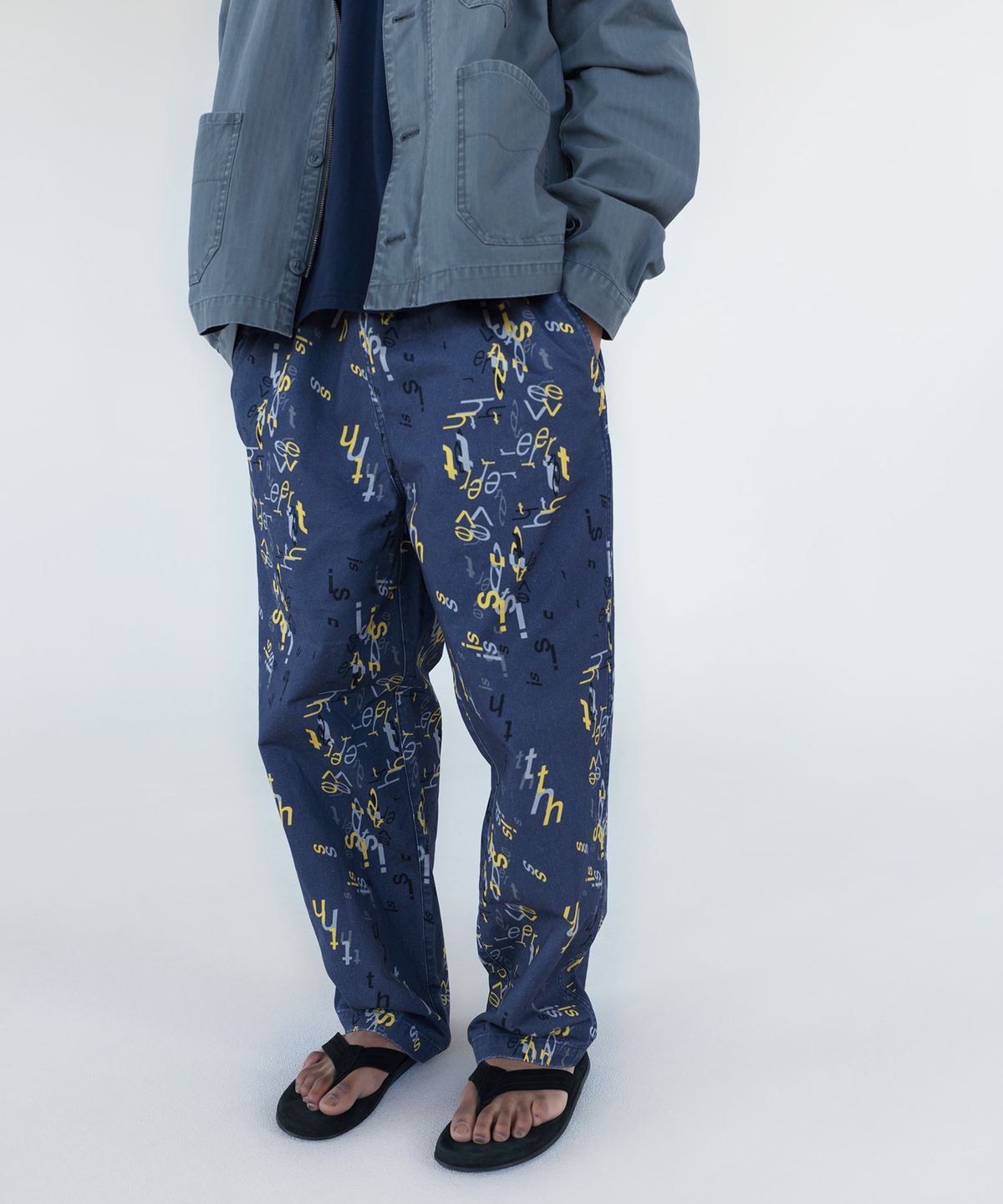 디스이즈네버댓(THISISNEVERTHAT) Flow Pant Navy