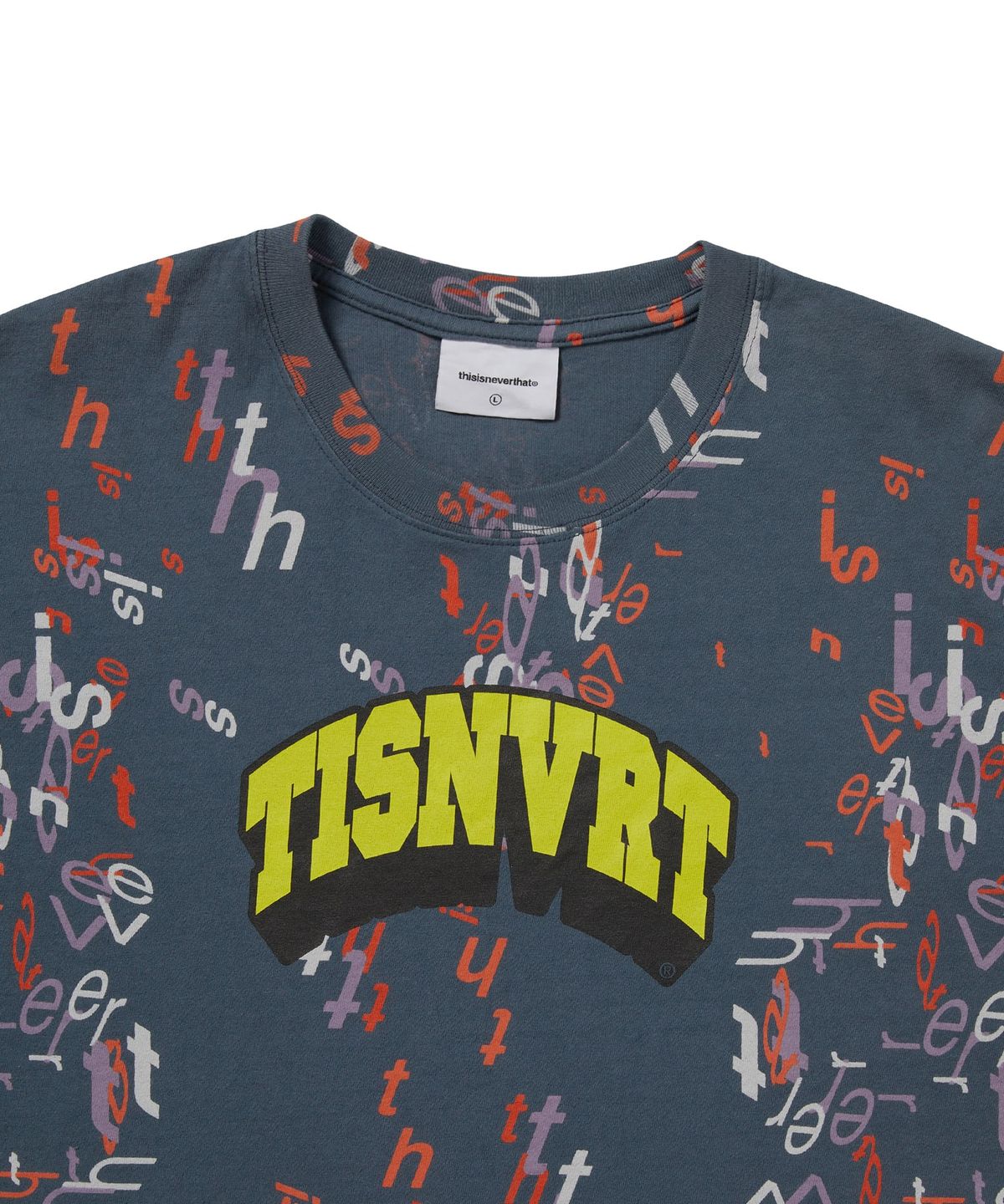디스이즈네버댓(THISISNEVERTHAT) Flow Tee Faded Navy