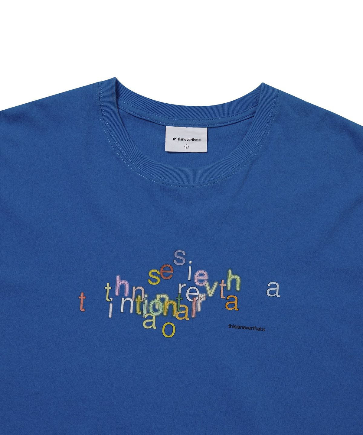 디스이즈네버댓(THISISNEVERTHAT) International Tee Blue