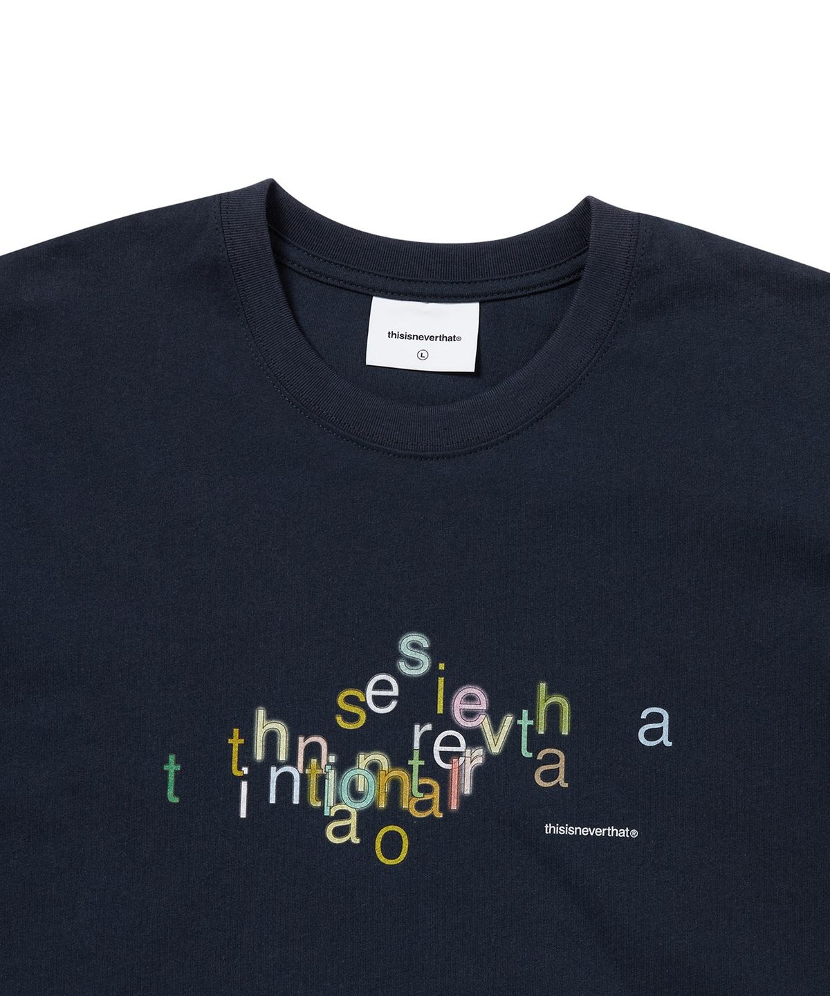 디스이즈네버댓(THISISNEVERTHAT) International Tee Navy