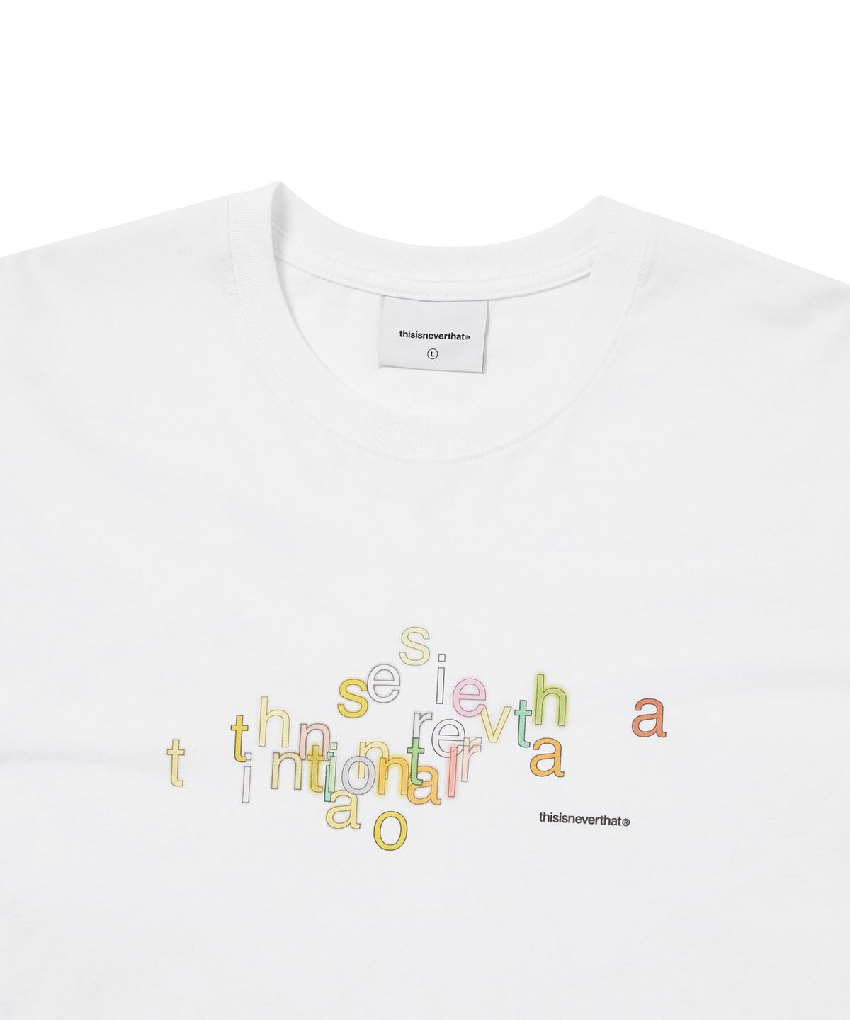디스이즈네버댓(THISISNEVERTHAT) International Tee White