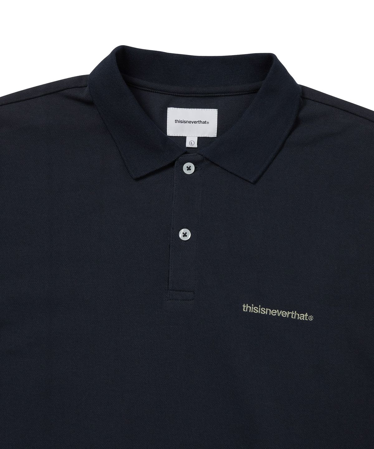 디스이즈네버댓(THISISNEVERTHAT) T-Logo S/S Jersey Polo Navy