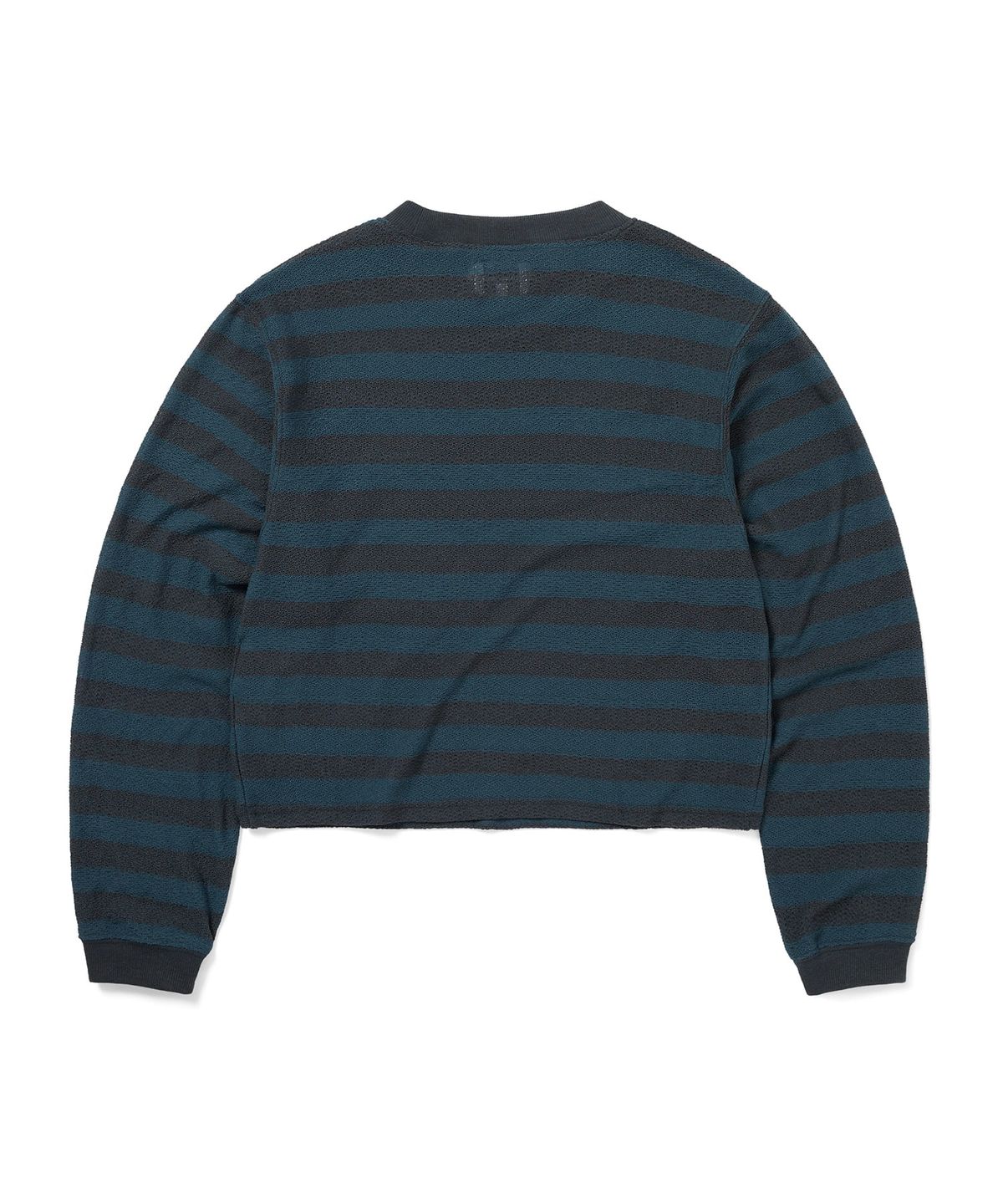 디스이즈네버댓(THISISNEVERTHAT) Mesh Striped W Crewneck Dark Brown