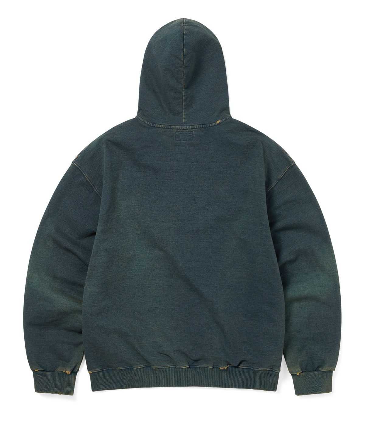 디스이즈네버댓(THISISNEVERTHAT) Damaged Zip Up Hoodie Indigo Blue