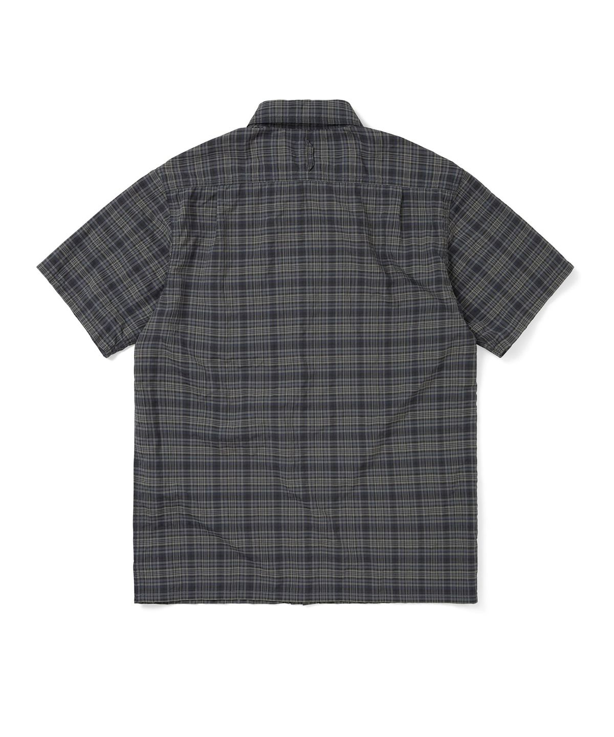 디스이즈네버댓(THISISNEVERTHAT) Plaid S/S Fishing Shirt Dark Navy