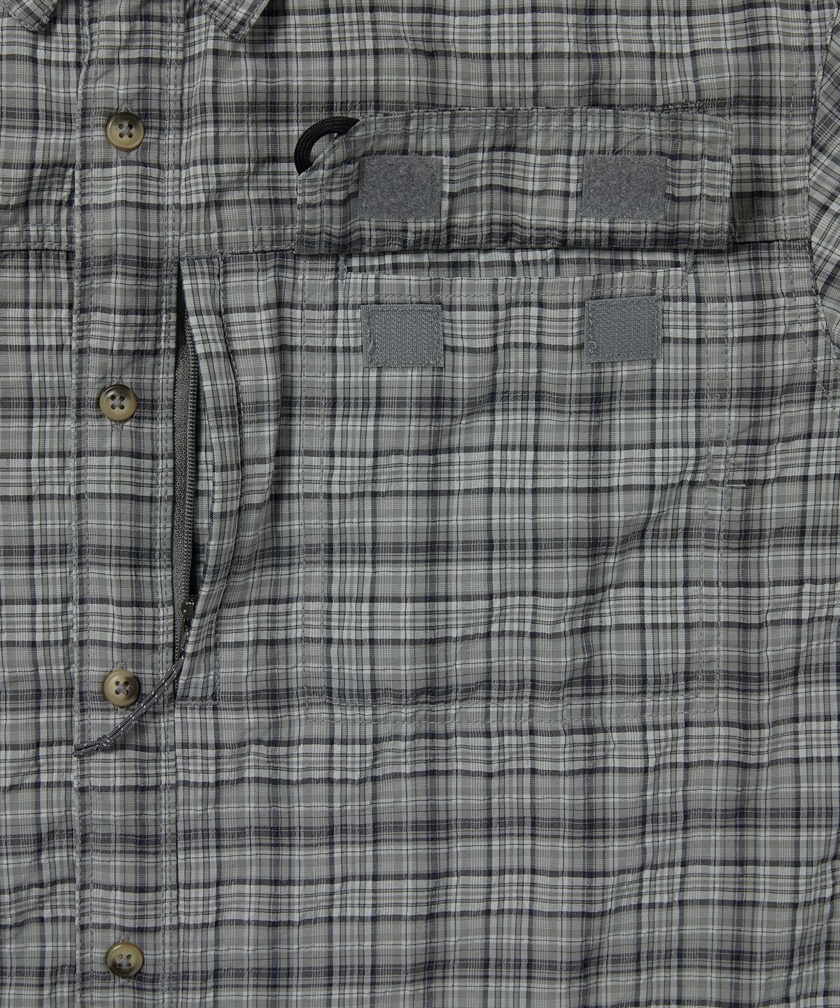 디스이즈네버댓(THISISNEVERTHAT) Plaid S/S Fishing Shirt Sage