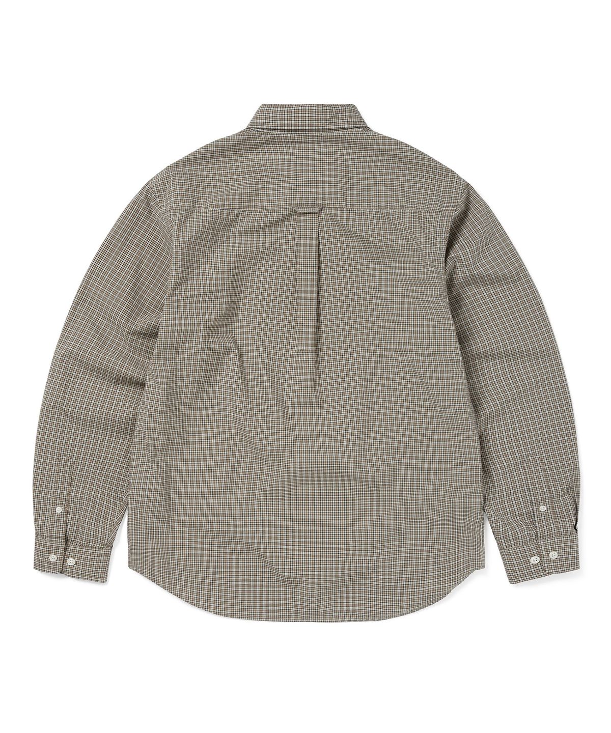디스이즈네버댓(THISISNEVERTHAT) Lightweight Plaid Shirt Beige