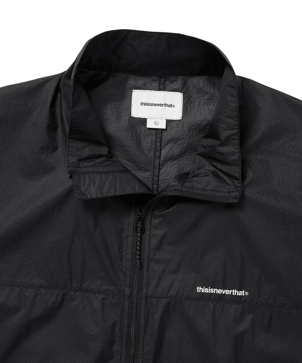 디스이즈네버댓(THISISNEVERTHAT) PERTEX® QA Light Windbreaker Black