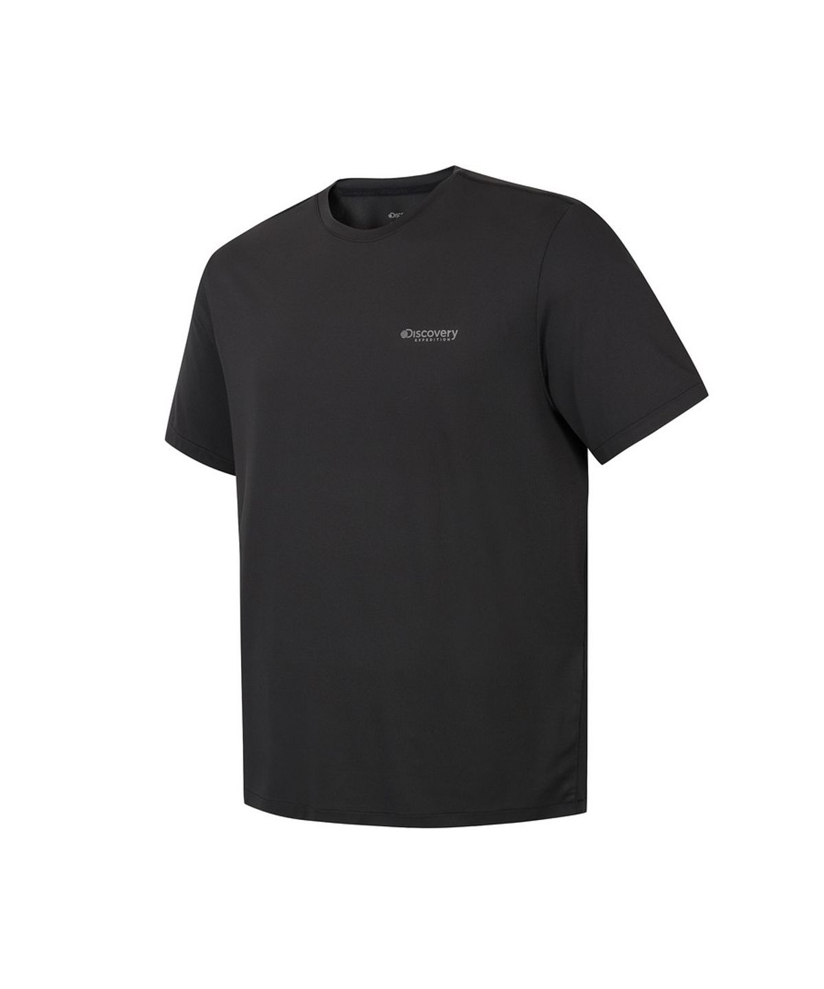 디스커버리 익스페디션(DISCOVERY EXPEDITION) 남성 로고포인트 러닝 티셔츠 (BLACK)
