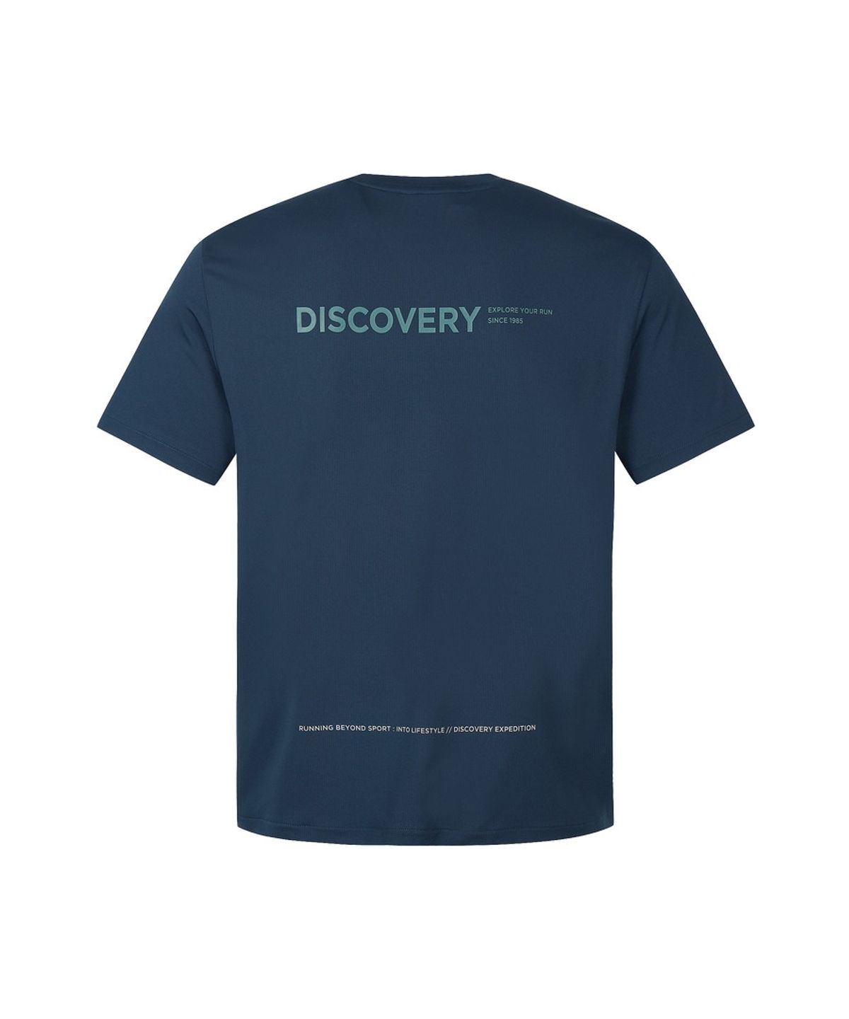 디스커버리 익스페디션(DISCOVERY EXPEDITION) 남성 로고포인트 러닝 티셔츠 (D/TURQUOISE)
