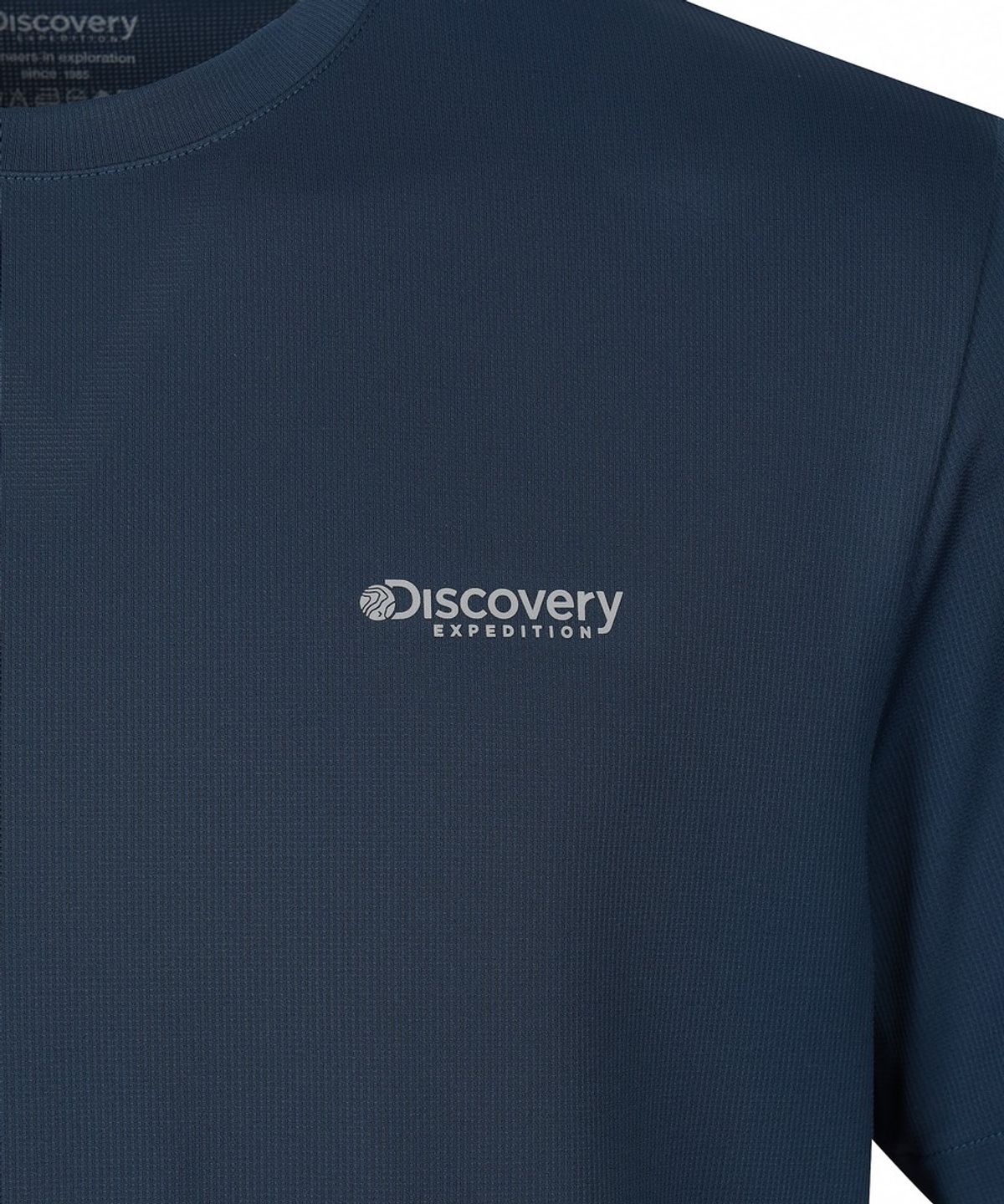 디스커버리 익스페디션(DISCOVERY EXPEDITION) 남성 로고포인트 러닝 티셔츠 (D/TURQUOISE)