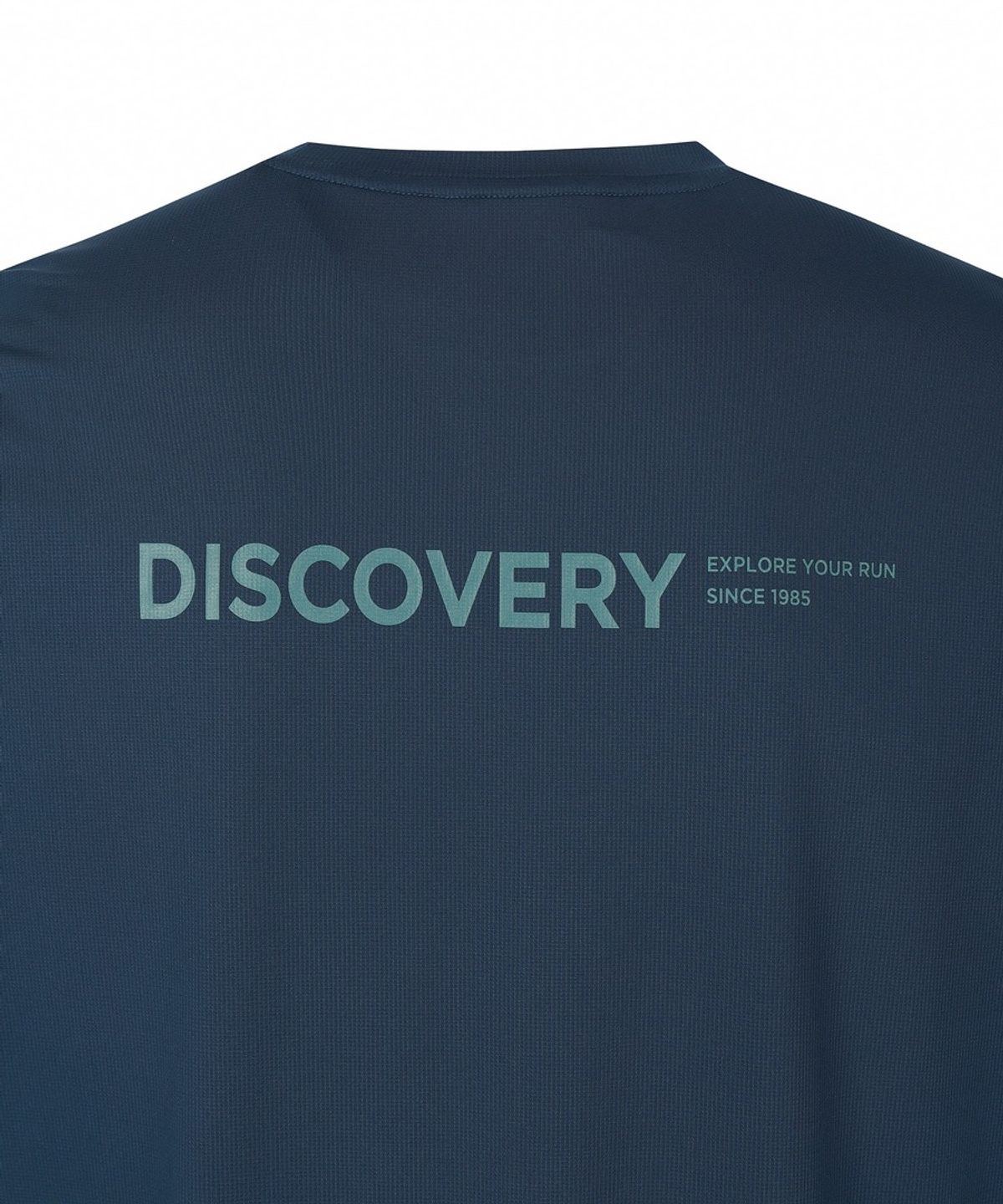 디스커버리 익스페디션(DISCOVERY EXPEDITION) 남성 로고포인트 러닝 티셔츠 (D/TURQUOISE)