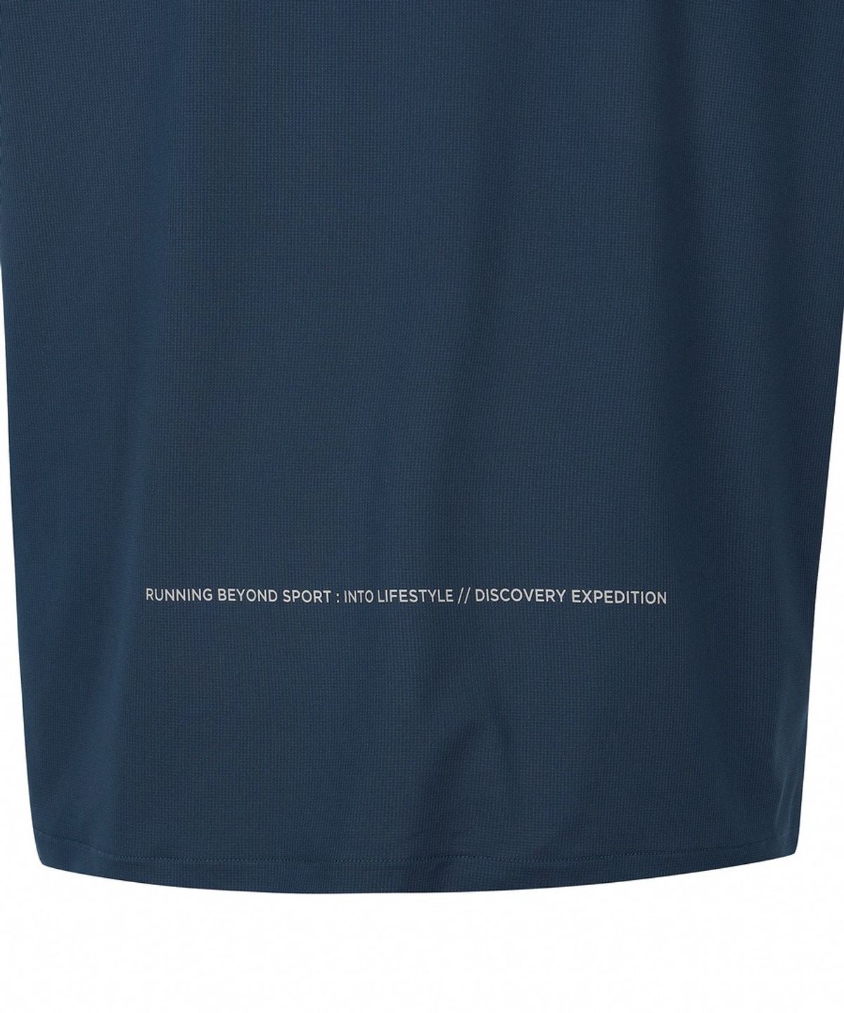 디스커버리 익스페디션(DISCOVERY EXPEDITION) 남성 로고포인트 러닝 티셔츠 (D/TURQUOISE)