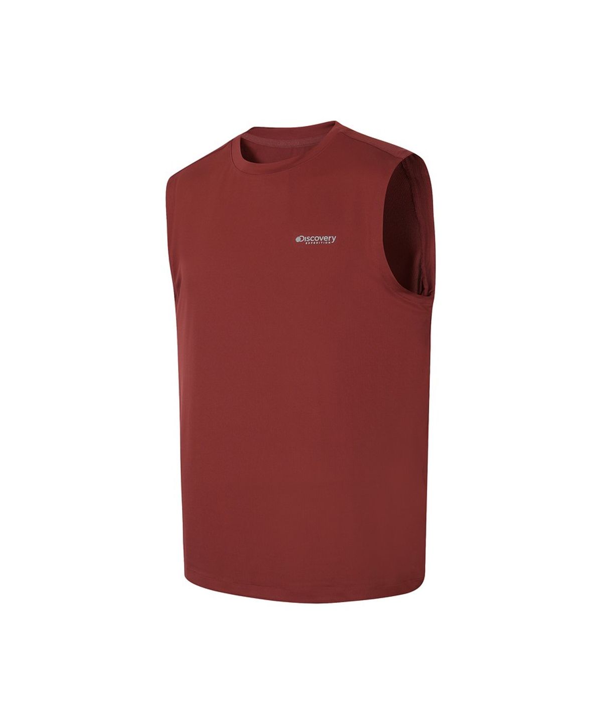 디스커버리 익스페디션(DISCOVERY EXPEDITION) 남성 러닝 슬리브리스 (BURGUNDY)