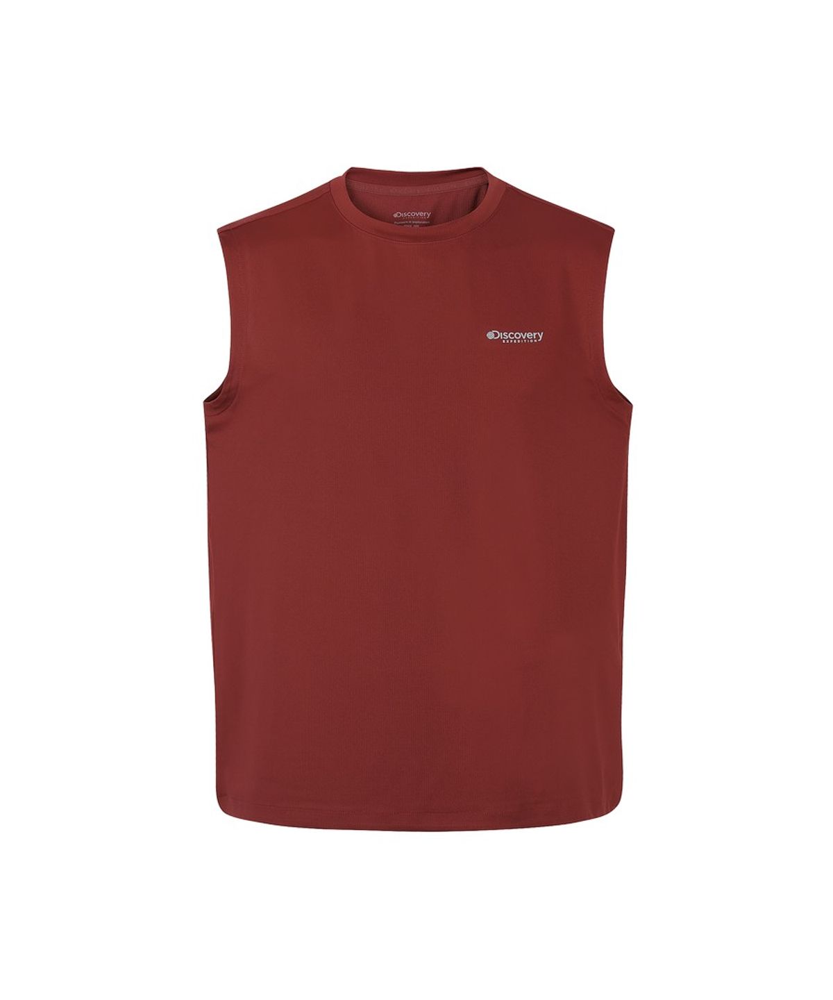 디스커버리 익스페디션(DISCOVERY EXPEDITION) 남성 러닝 슬리브리스 (BURGUNDY)