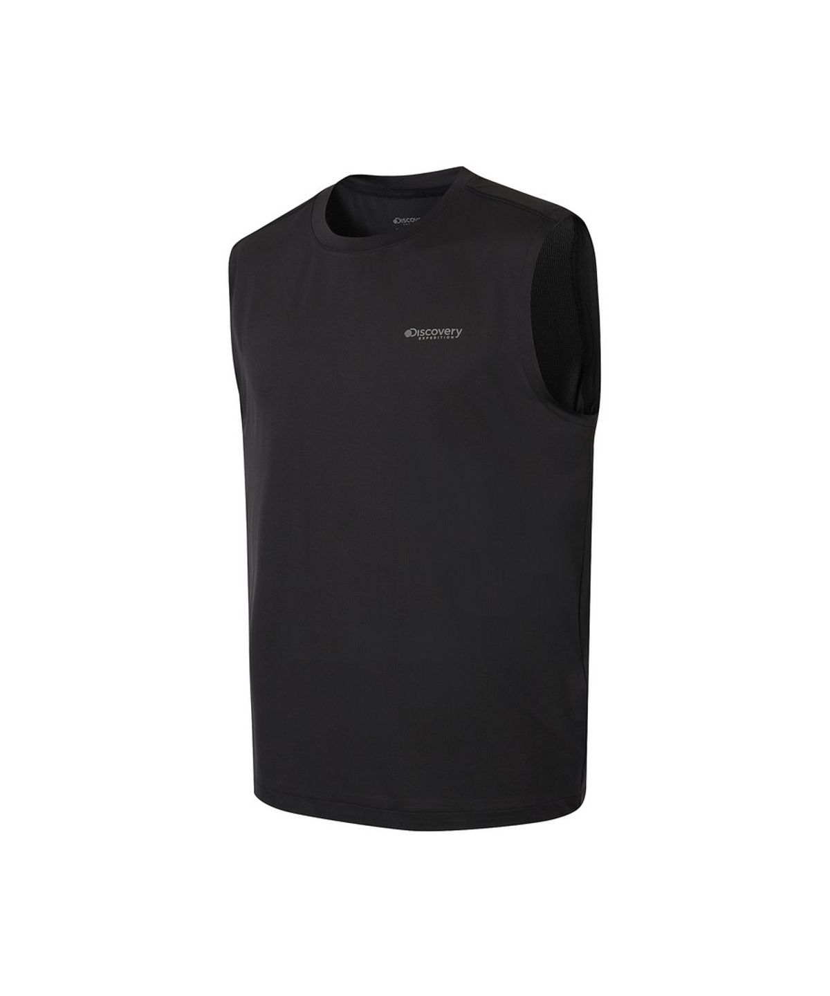 디스커버리 익스페디션(DISCOVERY EXPEDITION) 남성 러닝 슬리브리스 (BLACK)