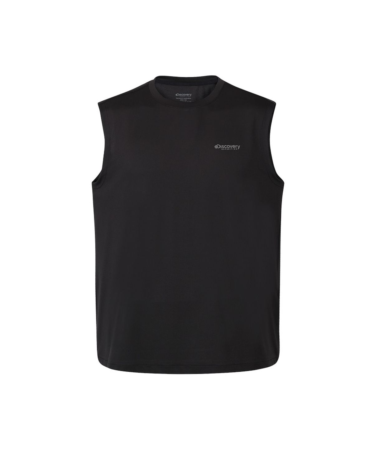 디스커버리 익스페디션(DISCOVERY EXPEDITION) 남성 러닝 슬리브리스 (BLACK)