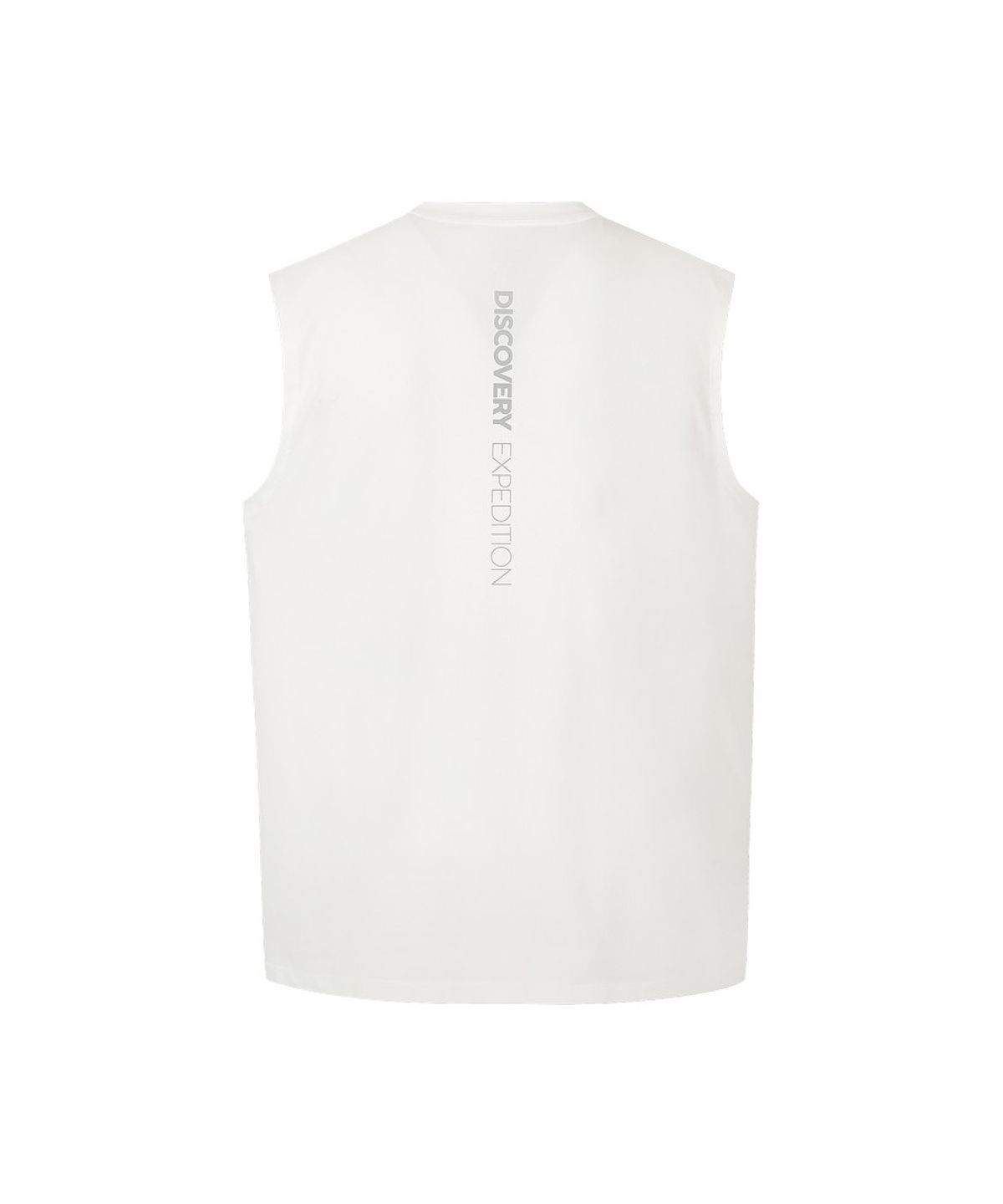 디스커버리 익스페디션(DISCOVERY EXPEDITION) 남성 러닝 슬리브리스 (WHITE)