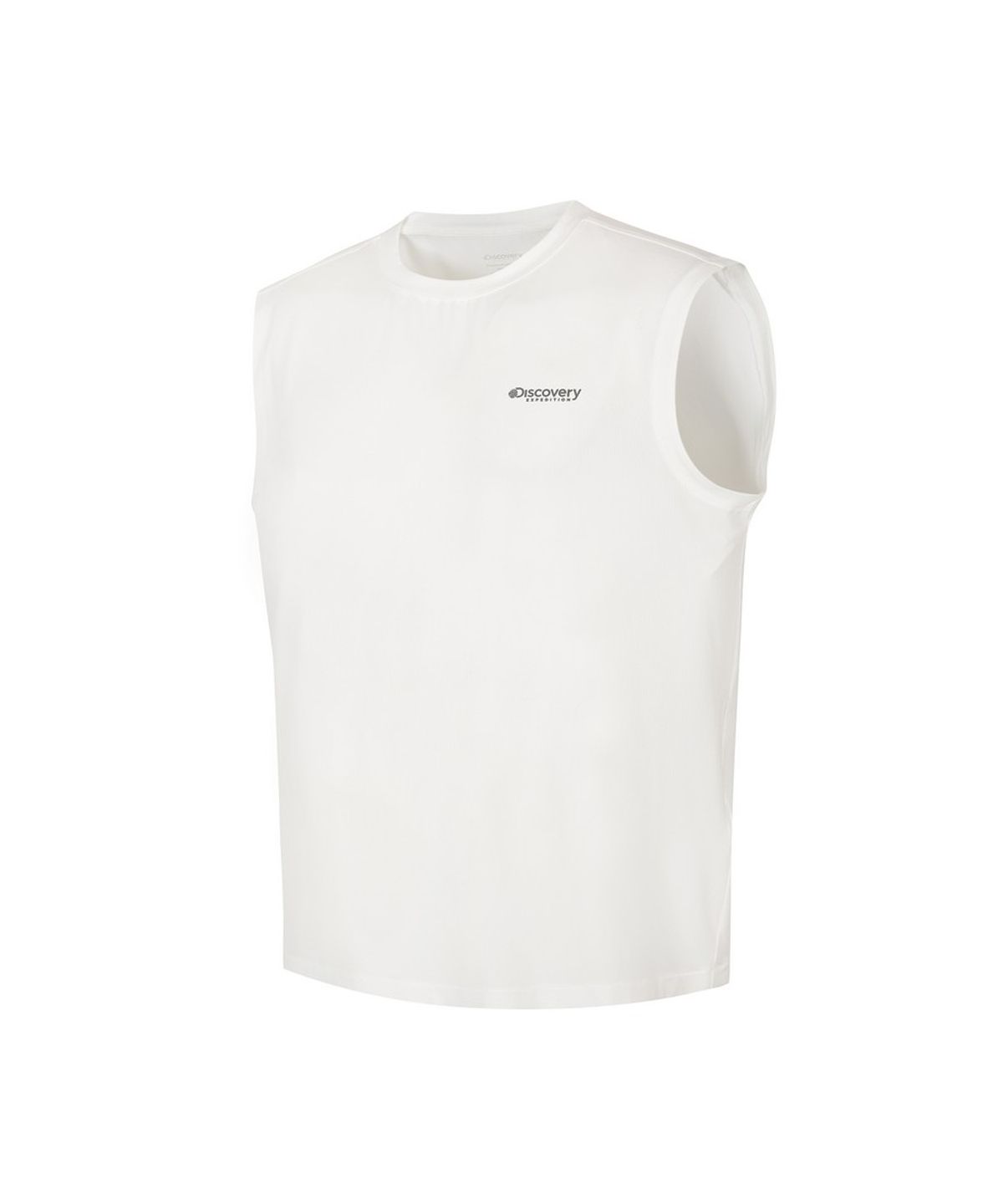 디스커버리 익스페디션(DISCOVERY EXPEDITION) 남성 러닝 슬리브리스 (WHITE)
