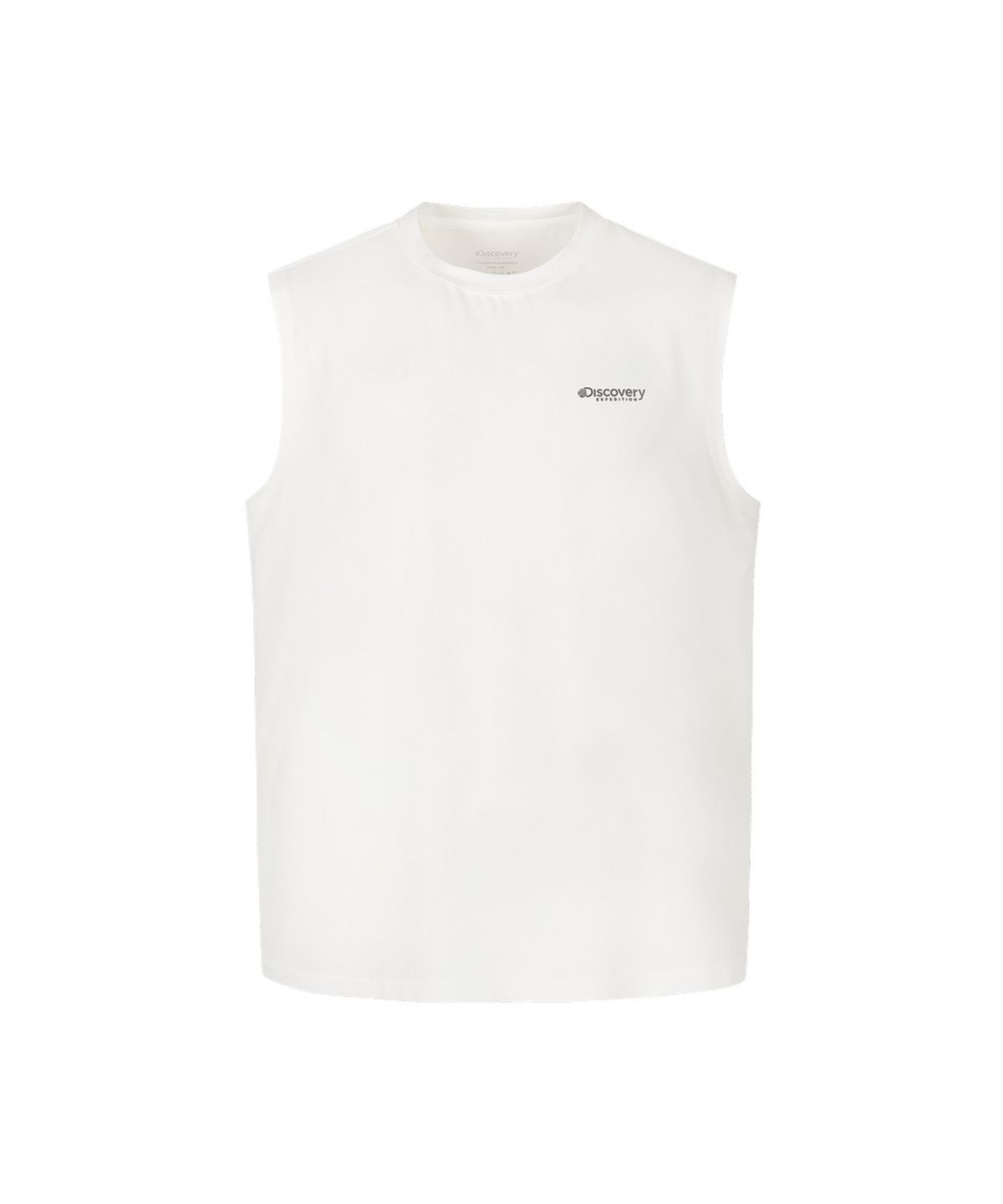 디스커버리 익스페디션(DISCOVERY EXPEDITION) 남성 러닝 슬리브리스 (WHITE)