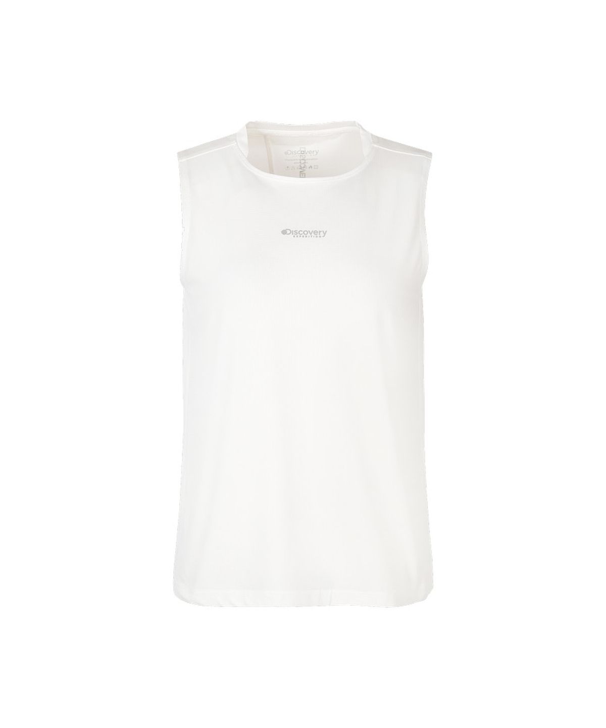디스커버리 익스페디션(DISCOVERY EXPEDITION) 여성 러닝 슬리브리스 (WHITE)