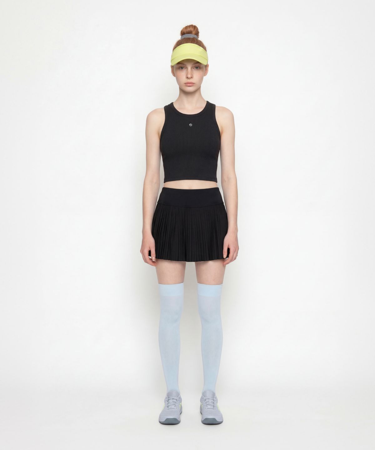스페리(SPERRY) 플리츠 이지 스커트_블랙 [SPRQ_0002]