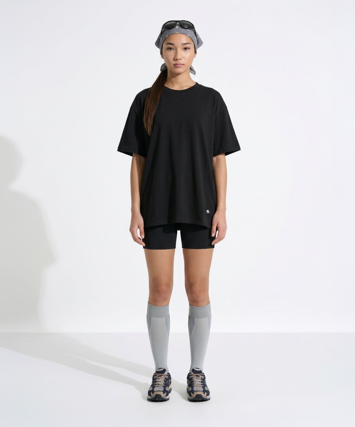 스페리(SPERRY) 루즈핏 크루넥 반팔티_블랙 [SPRU_0005]