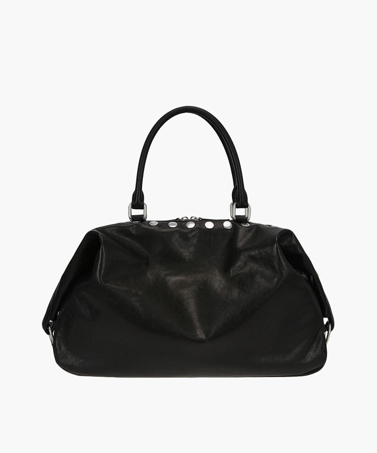 마지셔우드(MARGESHERWOOD) DUMPLING STUD_black washed nappa